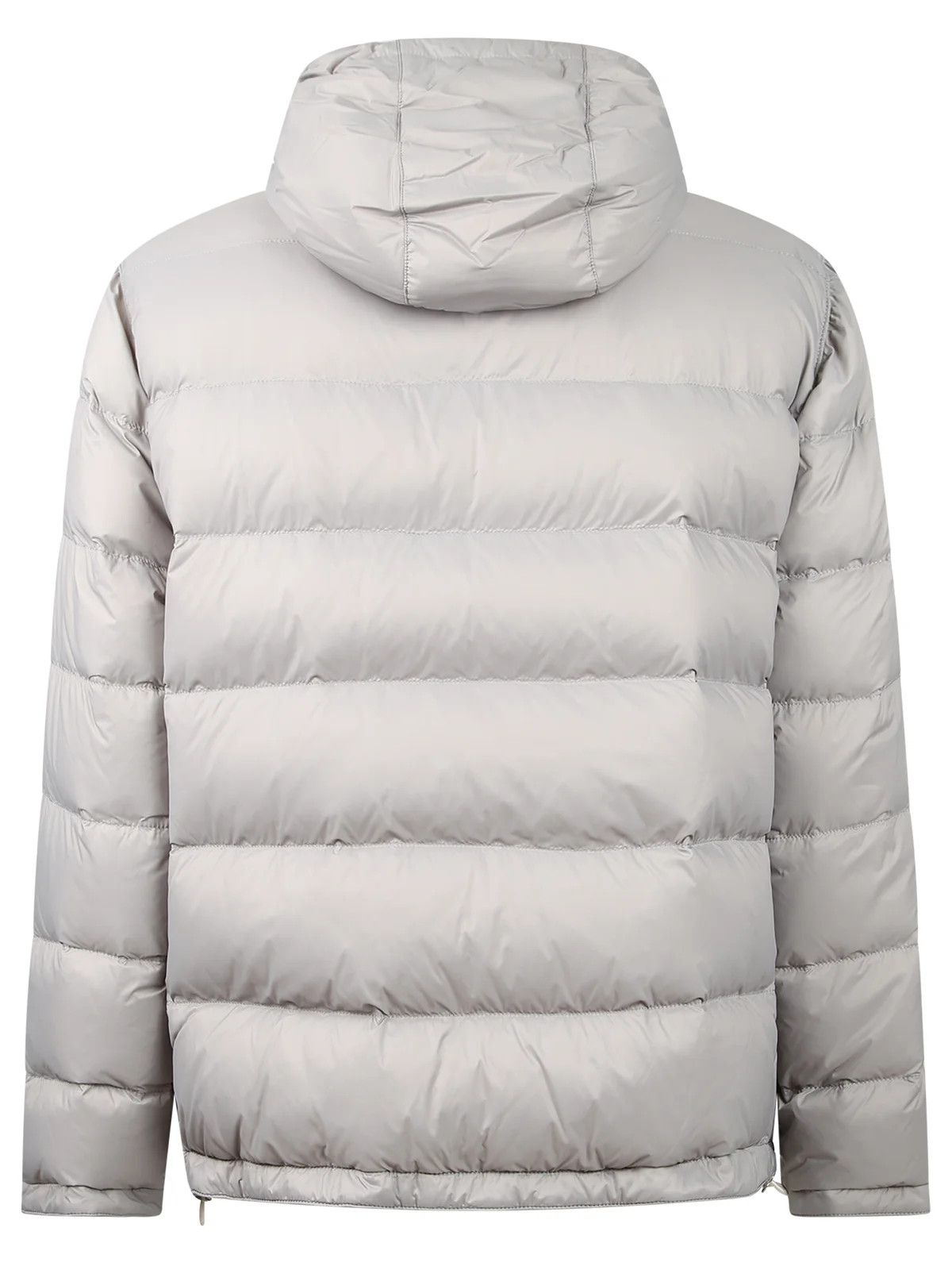 Brunello Cucinelli o1w1db10225 Hooded Down Jacket in Grey Size US XL / EU 56 / 4 - 2 Thumbnail