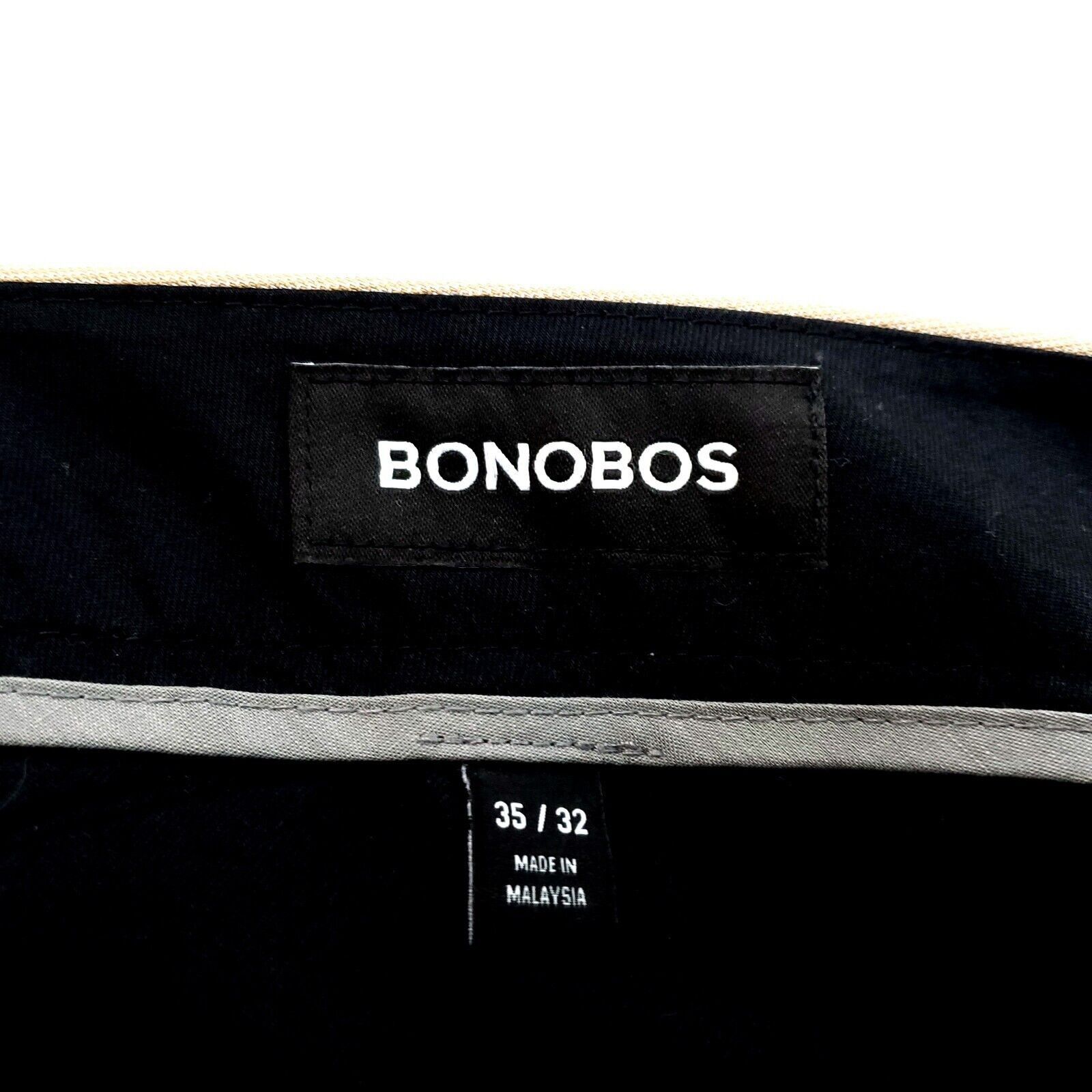 Bonobos Bonobos Friday Cotton Sharkskin Slim Mid Rise Chino Pants 37 Size US 37 - 4 Thumbnail