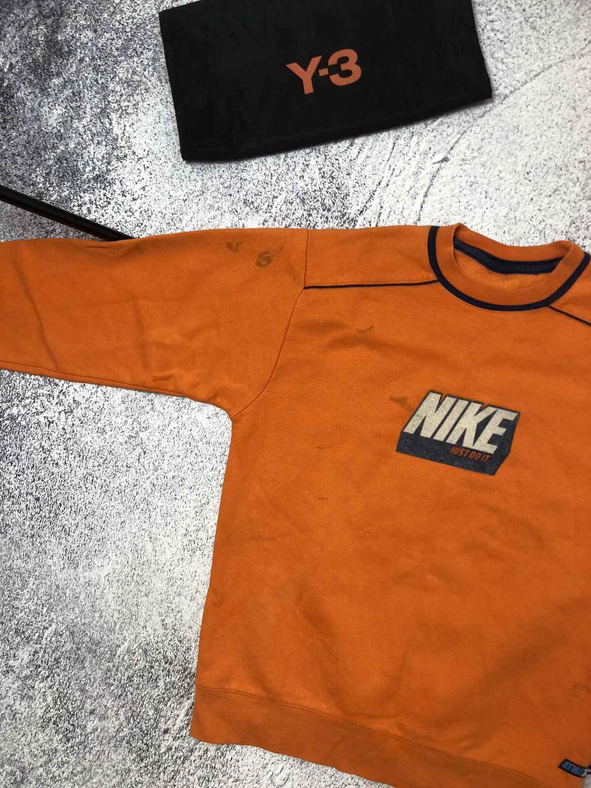 Nike × Vintage Vintage men’s sweater Nike drill big logo Size US M / EU 48-50 / 2 - 3 Thumbnail