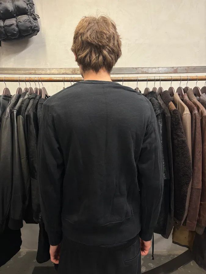 Acne Studios SS2014 Acne Studios Blue Nylon Black Cotton Sweater Size US S / EU 44-46 / 1 - 3 Thumbnail