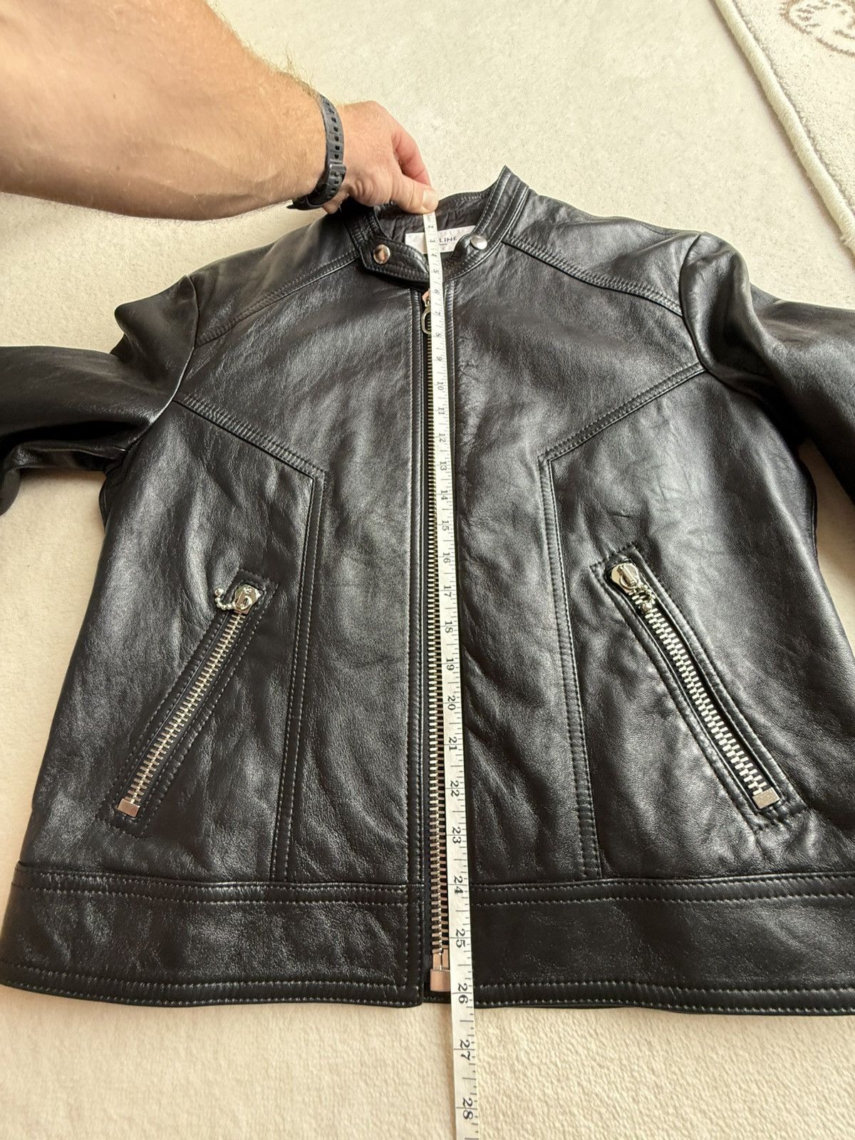 Celine $5.7k FW24 Celine Cafe Racer blouson leather jacket Hedi 52 Size US L / EU 52-54 / 3 - 8 Thumbnail