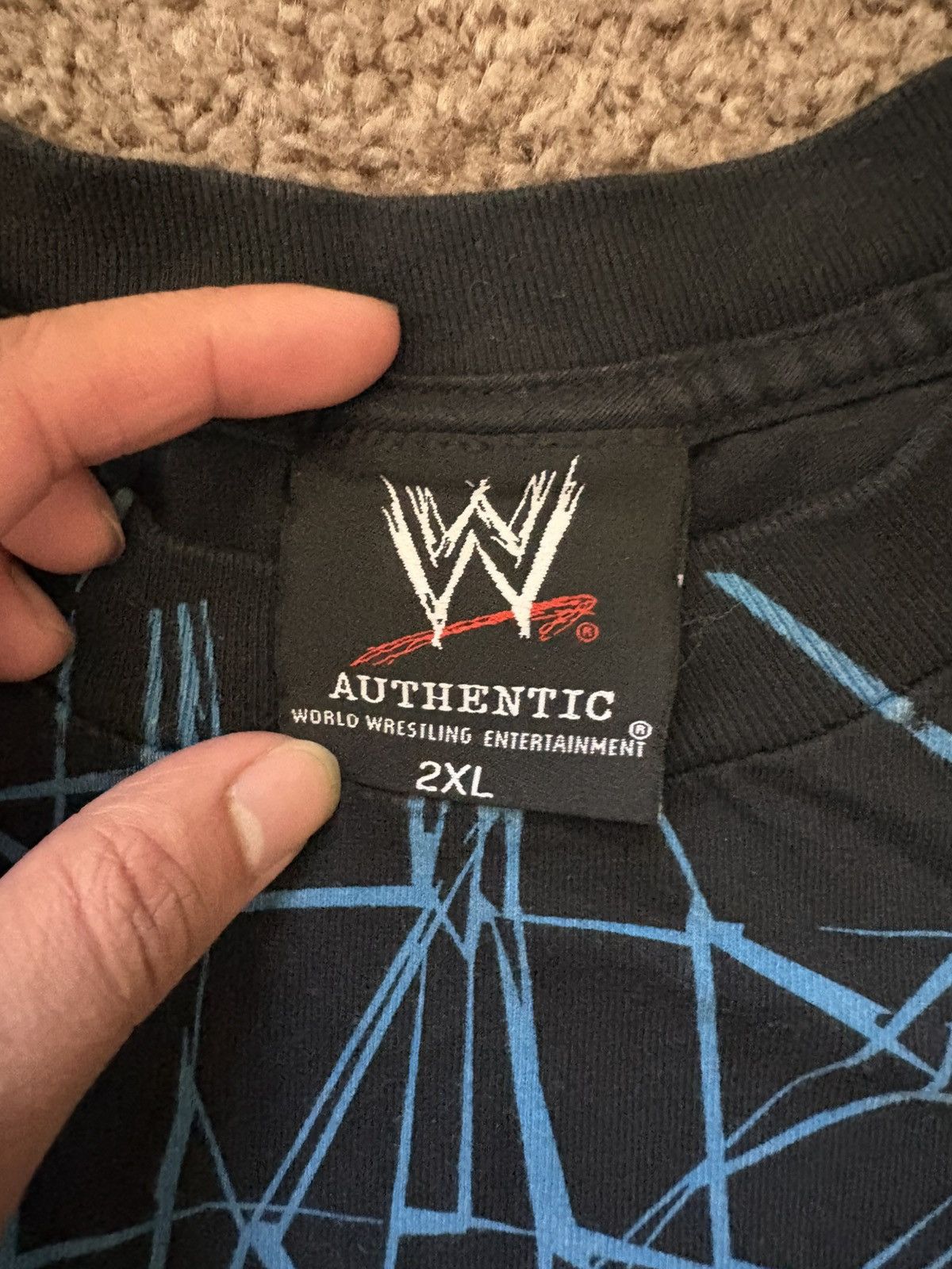 WWE WWE Double Graphic Tee Size US XXL / EU 58 / 5 - 5 Thumbnail