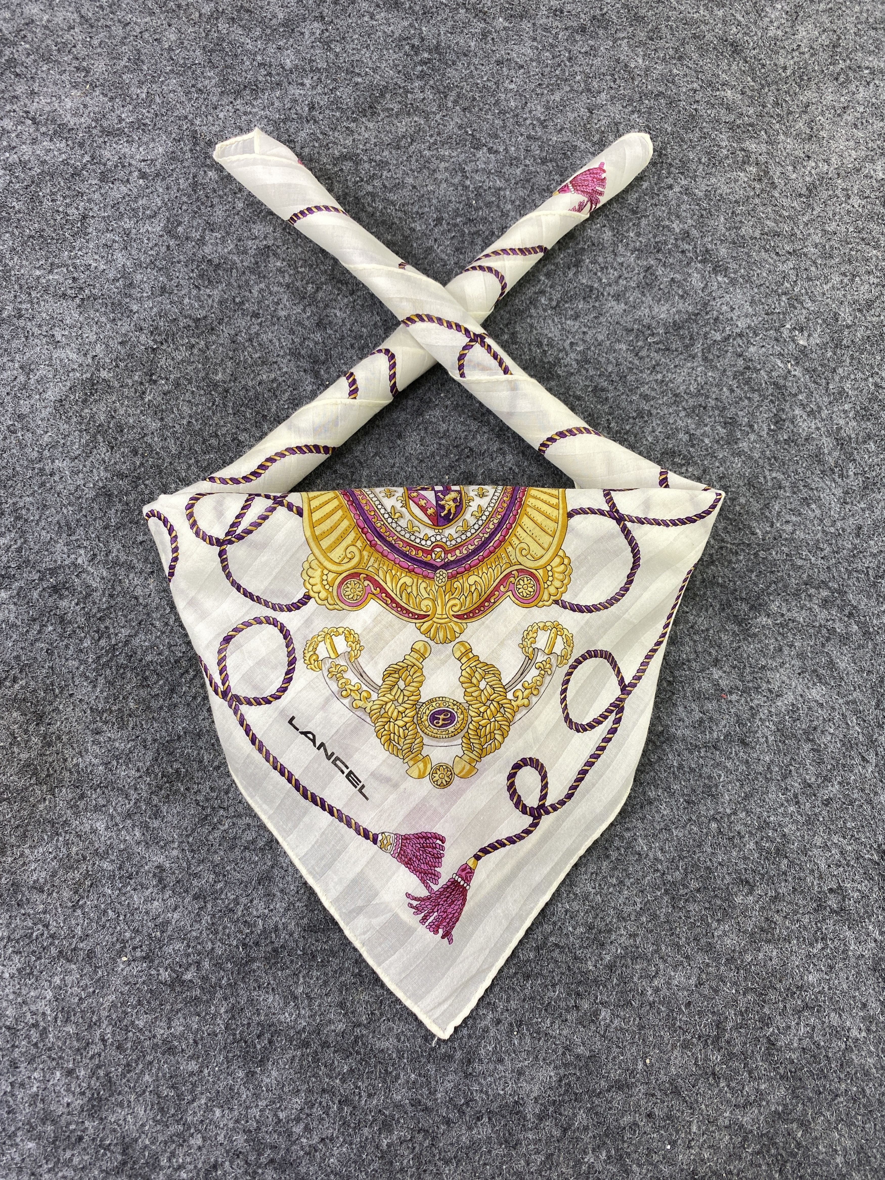 Lancel Lancel Handkerchief / Bandana / Neckerchief-B322 Size ONE SIZE - 2 Thumbnail