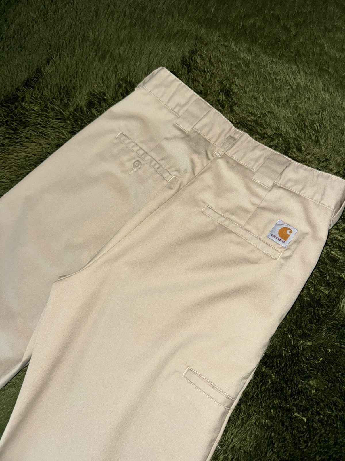 Carhartt Wip [29] Carhartt WIP Crafter Pocket Work Chino Pants Beige Size US 29 - 6 Thumbnail