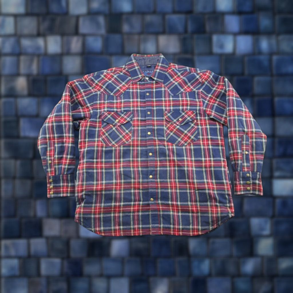 Vintage VINTAGE Painted Mesa Shacket Mens Size L Snap Up Thick Heavyweight Workwear Size US L / EU 52-54 / 3 - 1 Thumbnail