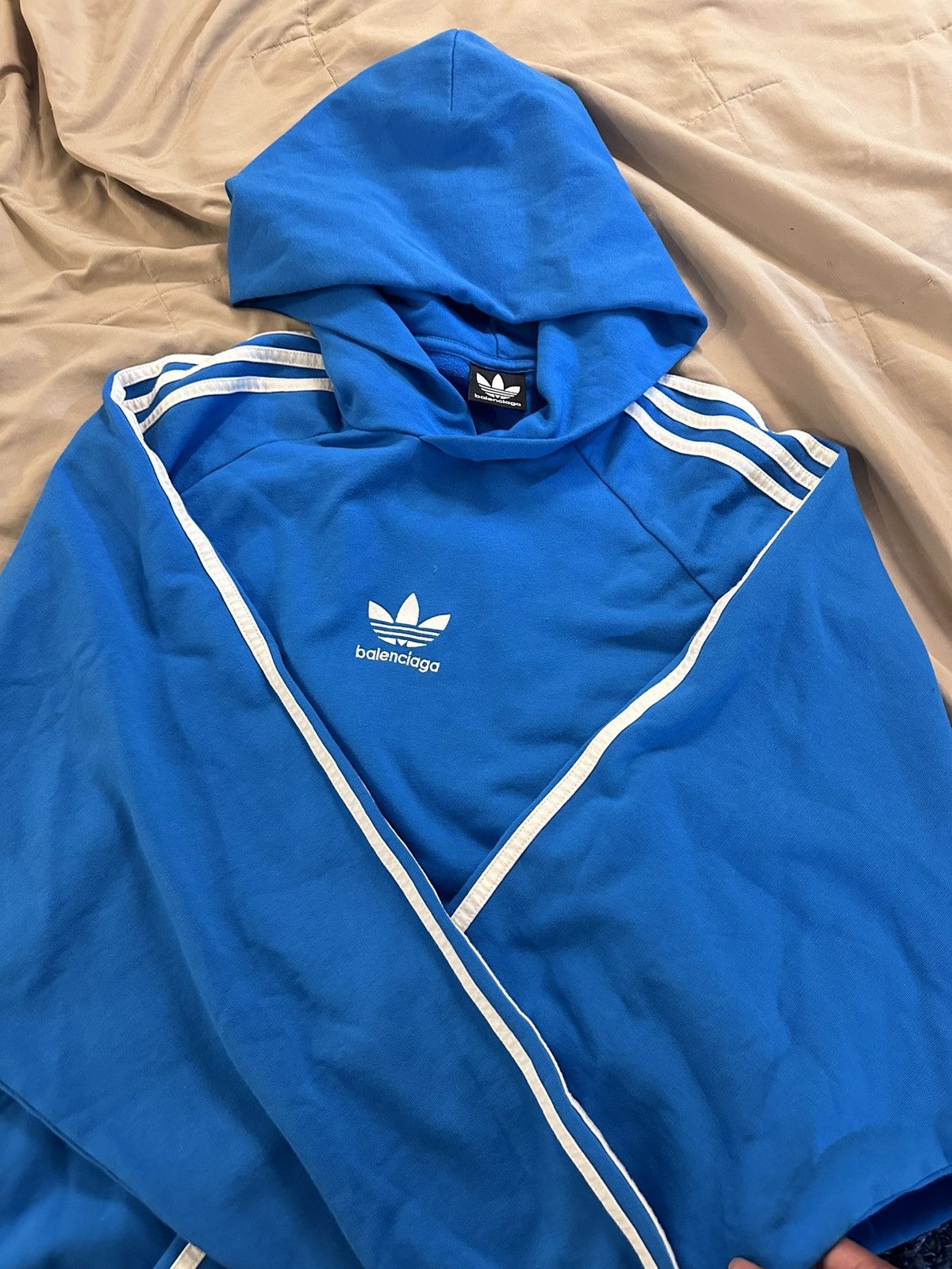 Adidas × Balenciaga Blue balenciaga adidas hoodie Size US M / EU 48-50 / 2 - 3 Thumbnail