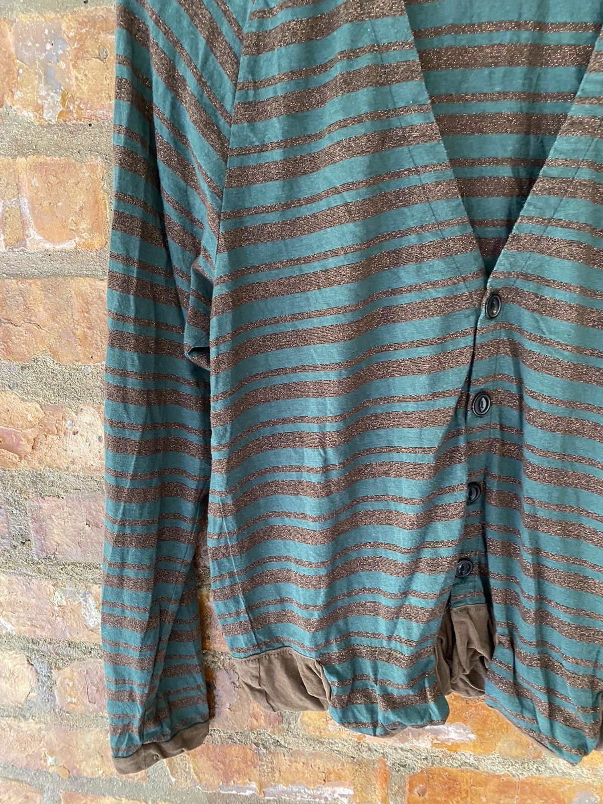 Japanese Brand × Kolor SS14 Kolor Japan stripe Cardigan Size S / US 4 / IT 40 - 5 Thumbnail
