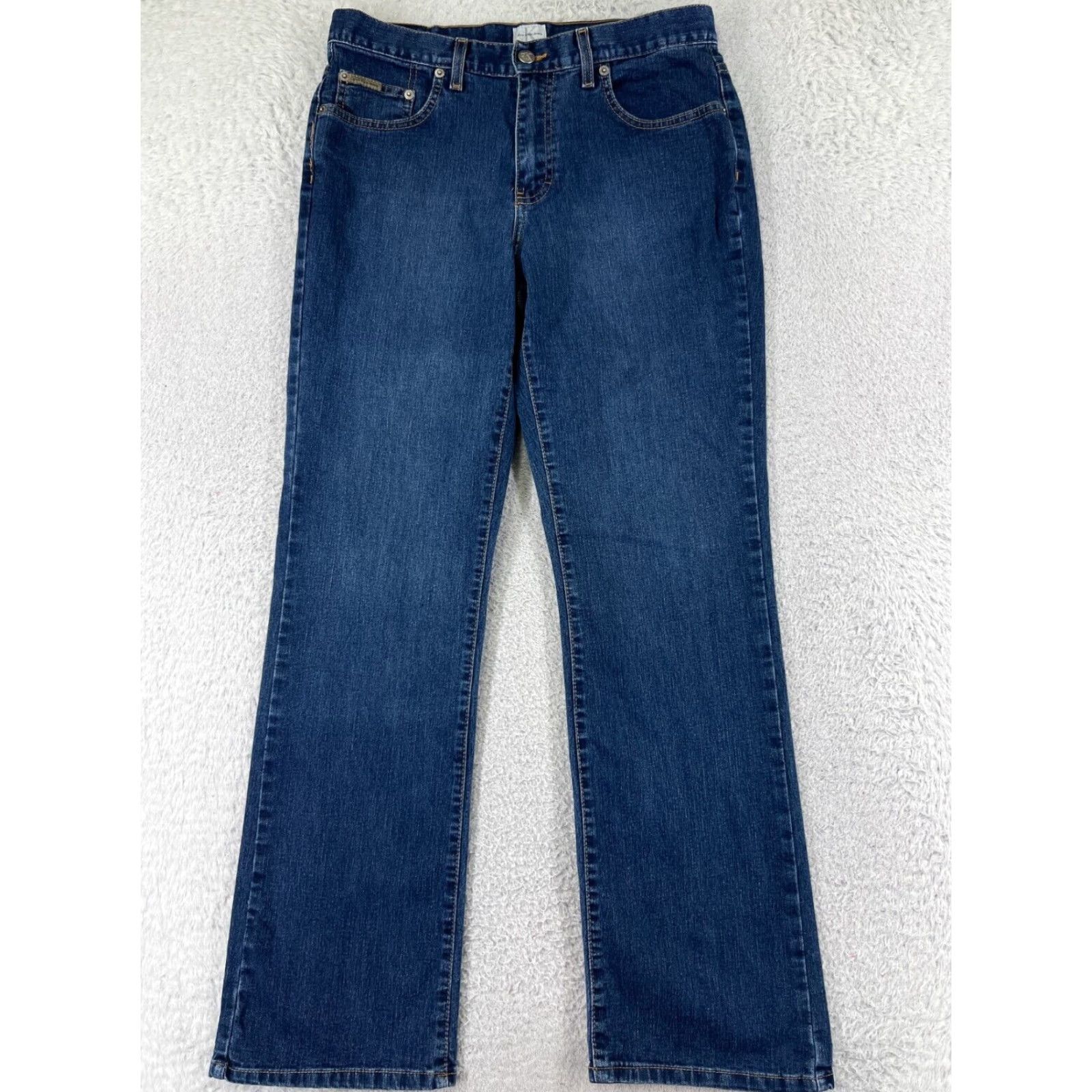 Calvin Klein Calvin Klein Jeans Women 10 Blue Denim Boot Cut Cotton Blend Mid 27x30 Size 32" / US 10 / IT 46 - 2 Thumbnail
