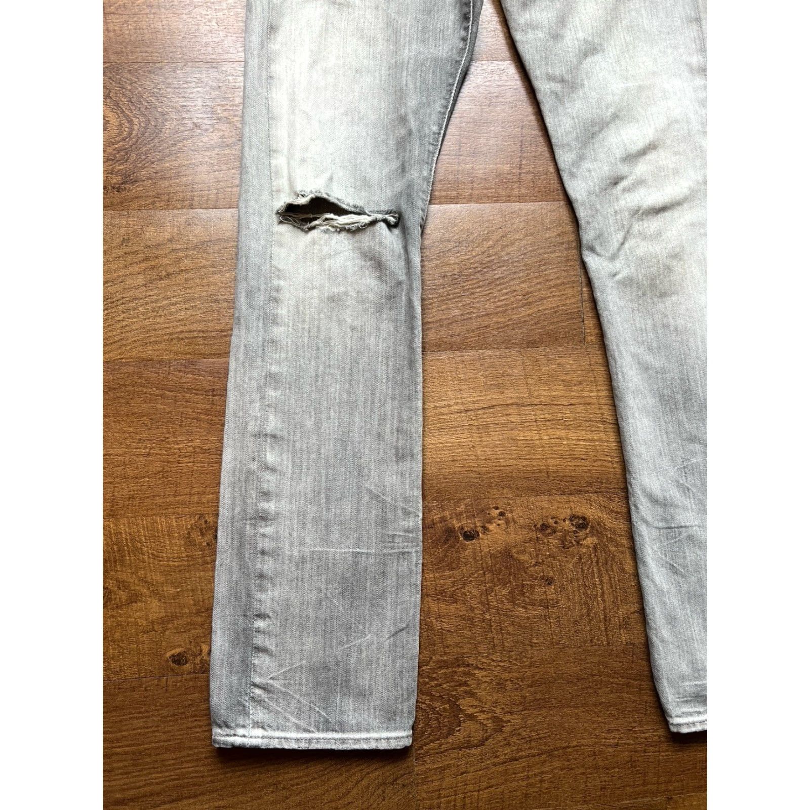 Polo Ralph Lauren VINTAGE Polo Ralph Lauren Jeans Mens Gray Varick Slim Straight Selvedge Size 32X34 Size US XS / EU 42 / 0 - 6 Thumbnail