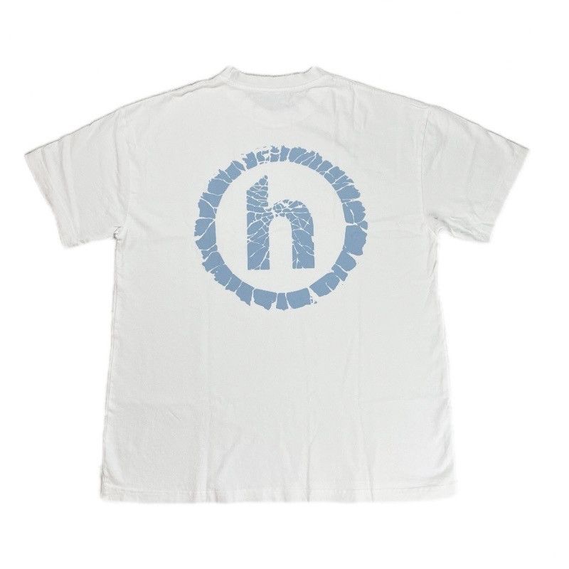 image of Hidden Shattered Logo Tee in White, Men's (Size Medium)