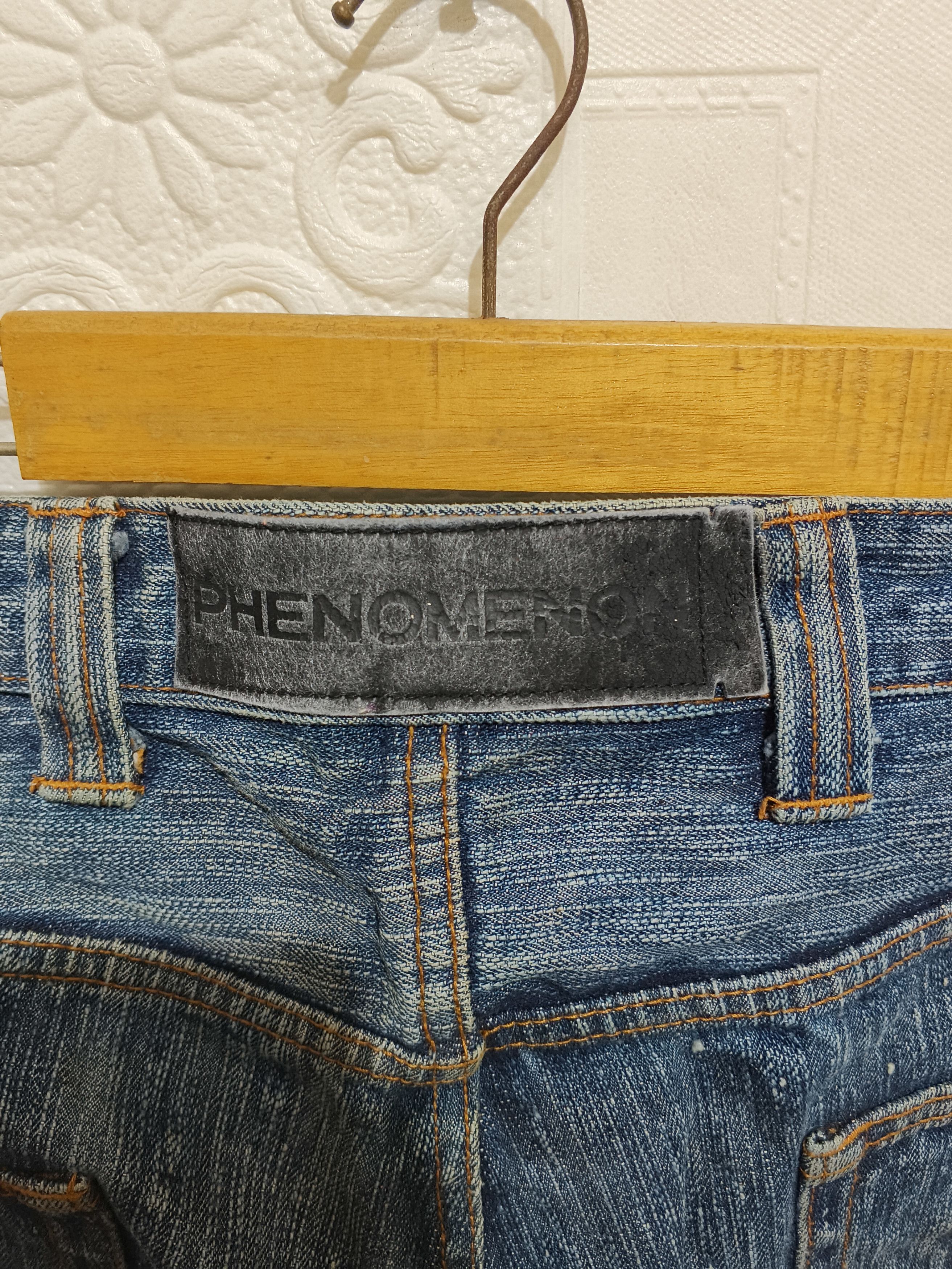 PHENOMENON Vintage 00s Phenomenon Illmatic Distressed Denim Pants Size US 34 / EU 50 - 9 Thumbnail