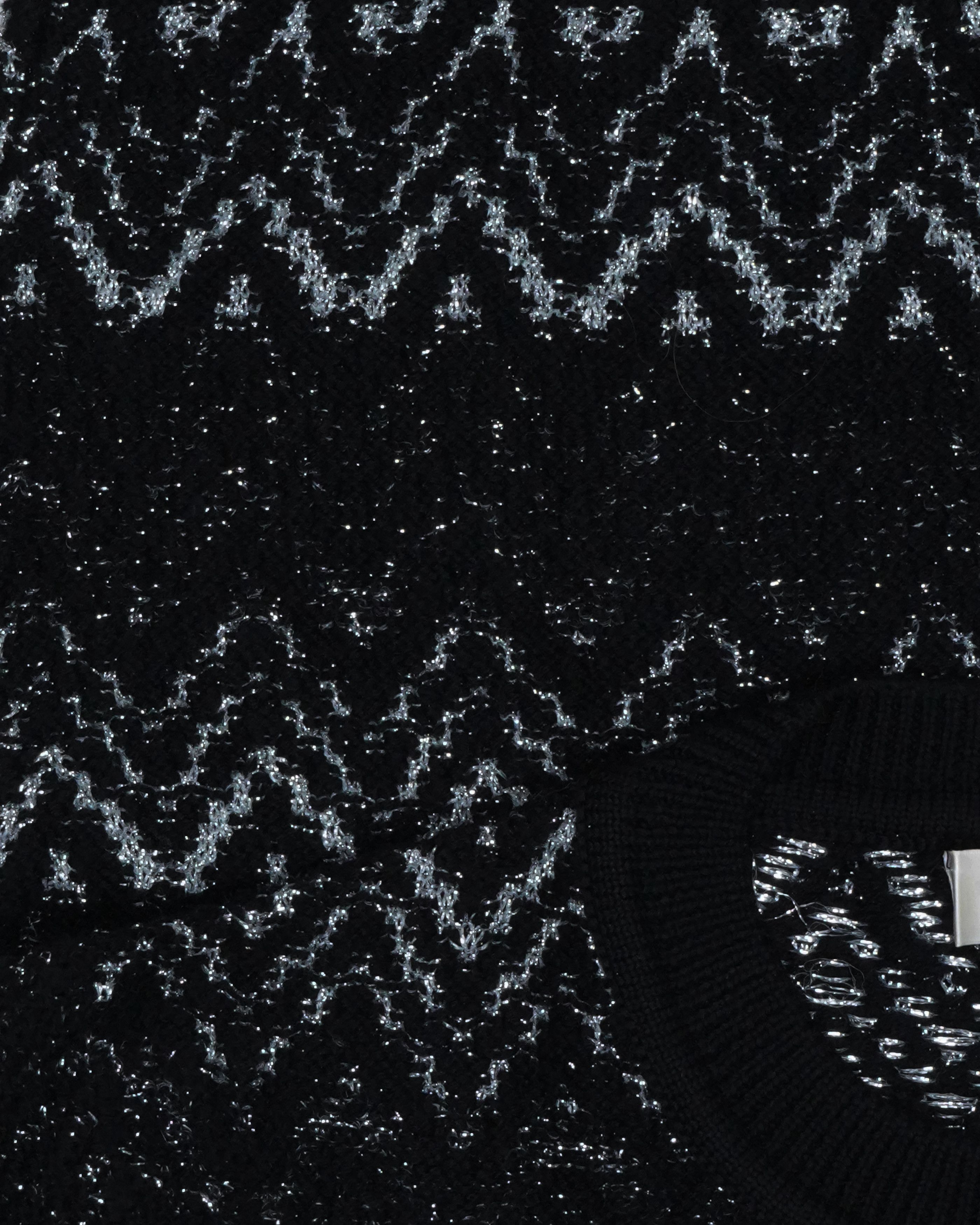 Saint Laurent Paris Saint Laurent Lurex Zigzag Sweater - FW19 Size US XS / EU 42 / 0 - 6 Thumbnail