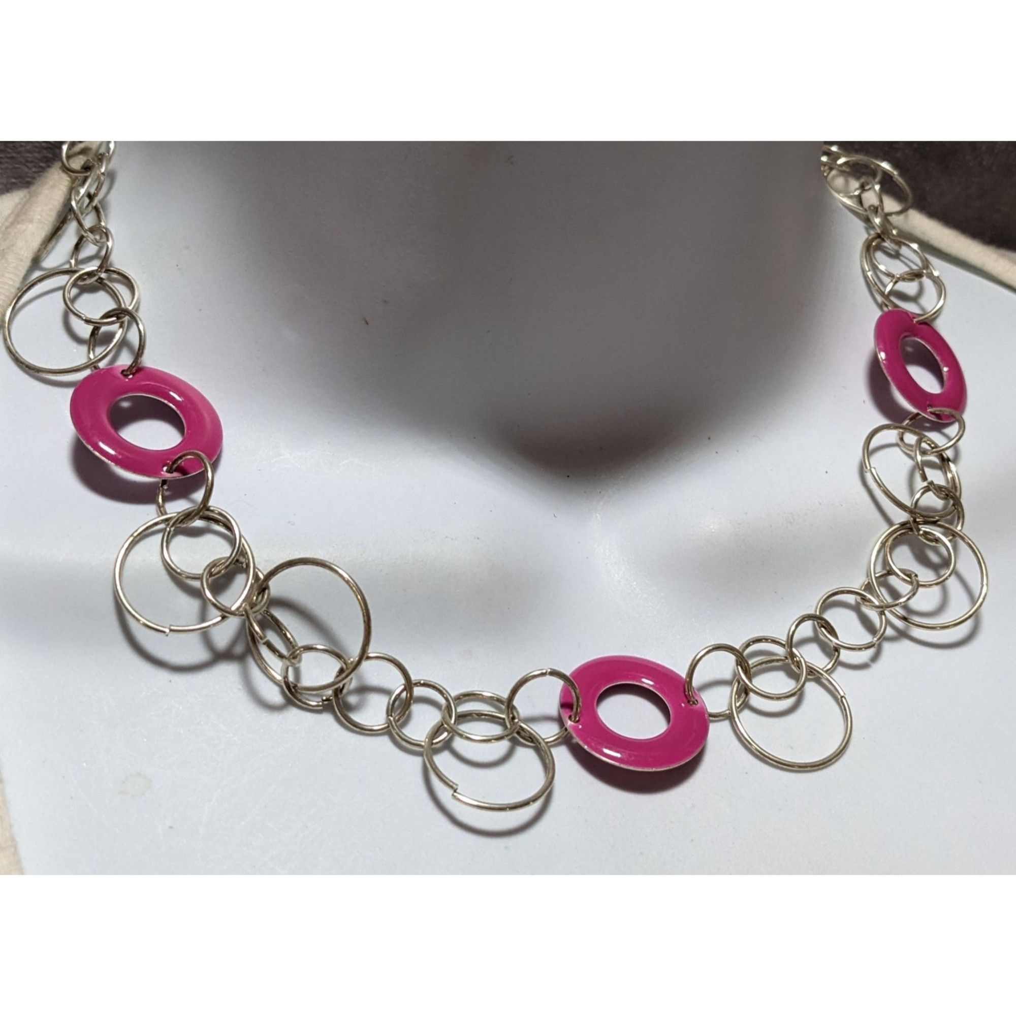 Other Silver And Pink Ring Neckalce Size ONE SIZE - 6 Thumbnail