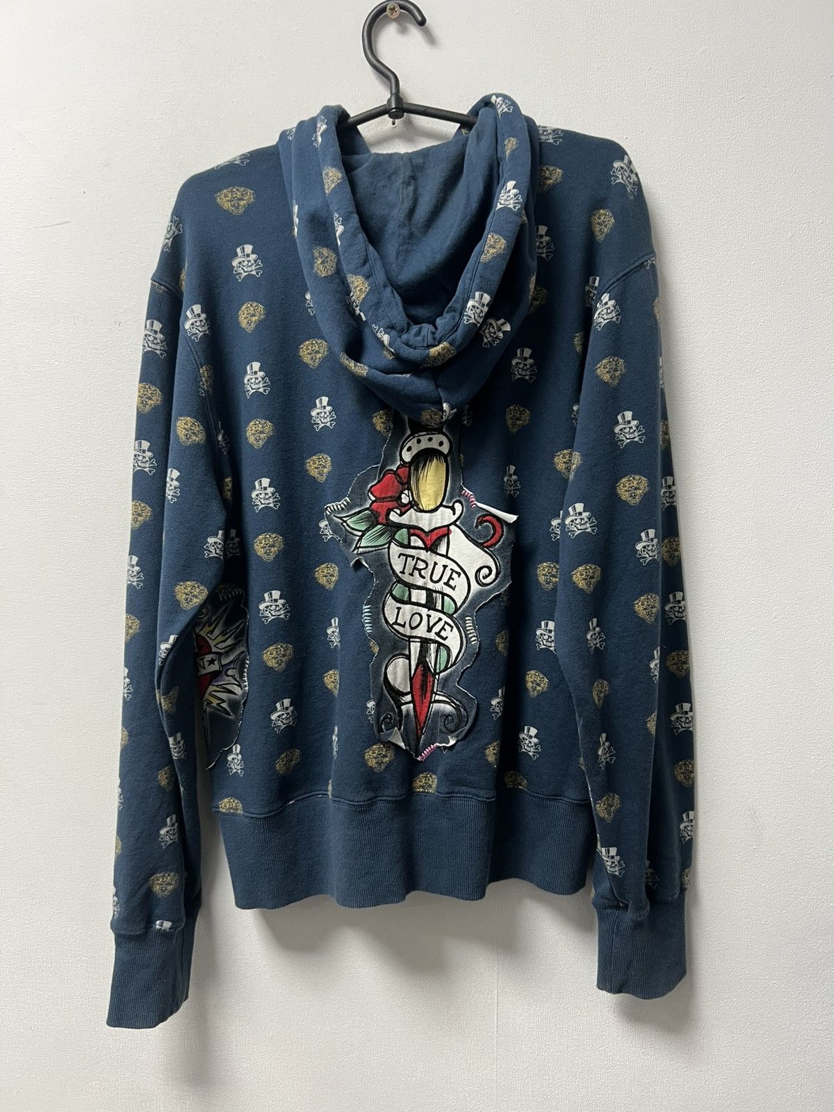 Ed Hardy Vintage Ed Hardy Zip Up Hoodie Size M Size US M / EU 48-50 / 2 - 10 Thumbnail