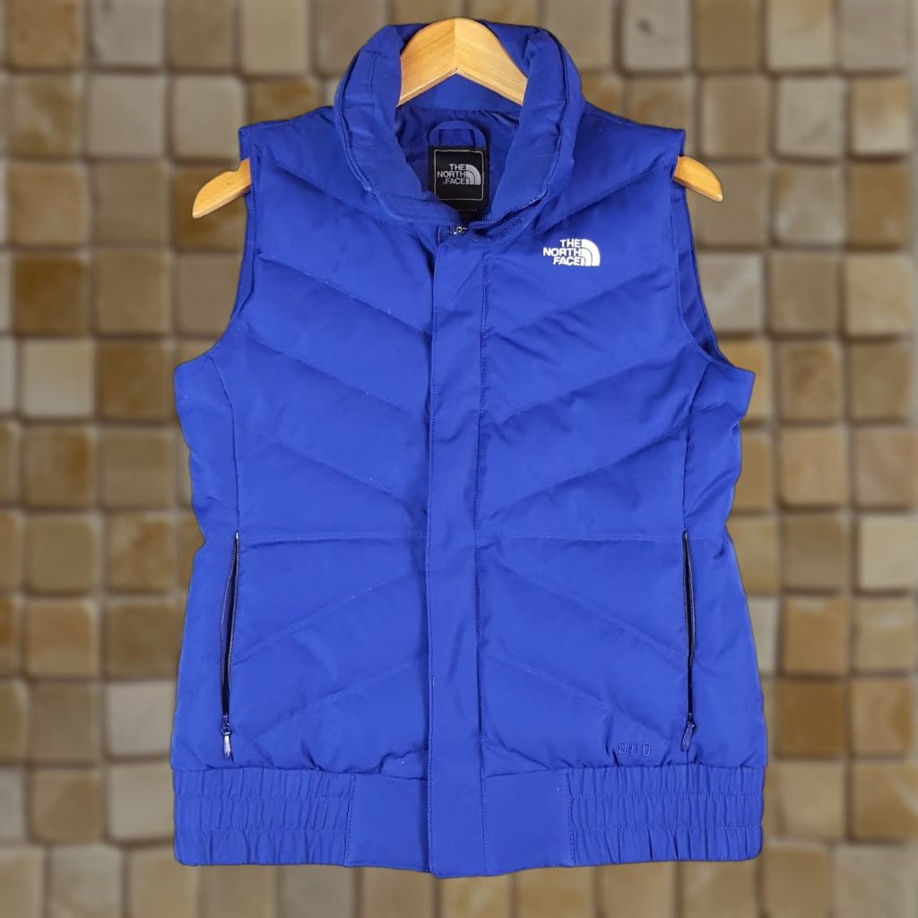 The North Face The North Face 600 Fill Power Down Puffer Women's Size Small Vest Ski Jacket Blue Size S / US 4 / IT 40 - 1 Thumbnail