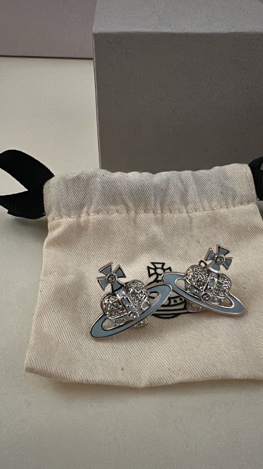 Vivienne Westwood Vivienne Weswtood Heart earrings Size ONE SIZE - 1 Thumbnail