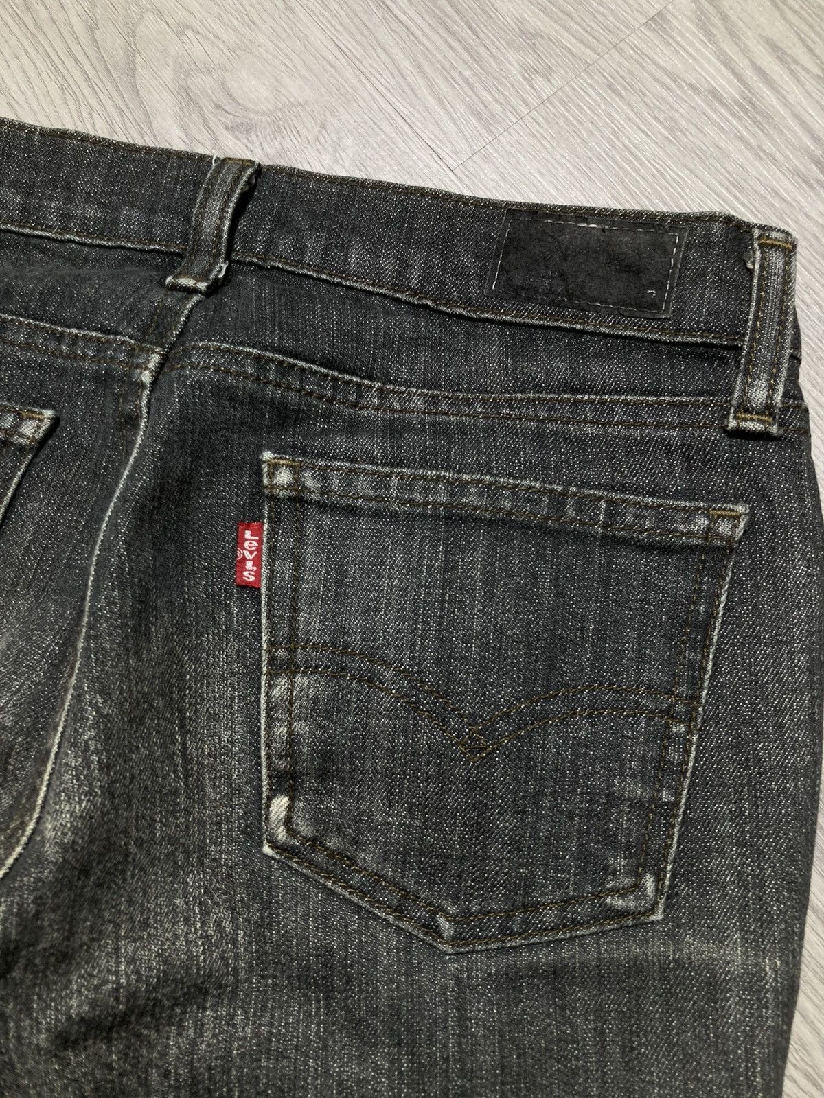 Levi's Vintage Clothing 1990s Vintage Levis Clawmark Denim Pants Hedi Slimane Style Size US 27 - 13 Thumbnail