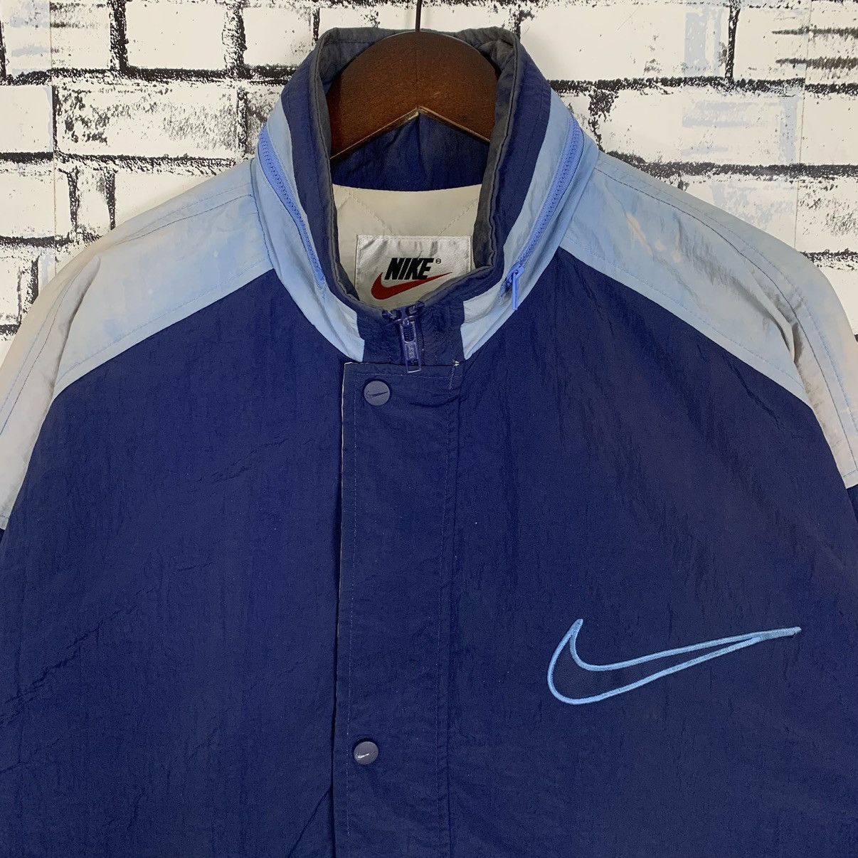 Vintage Vintage Sportwear Nike Windbreaker Jacket Size US XL / EU 56 / 4 - 2 Thumbnail