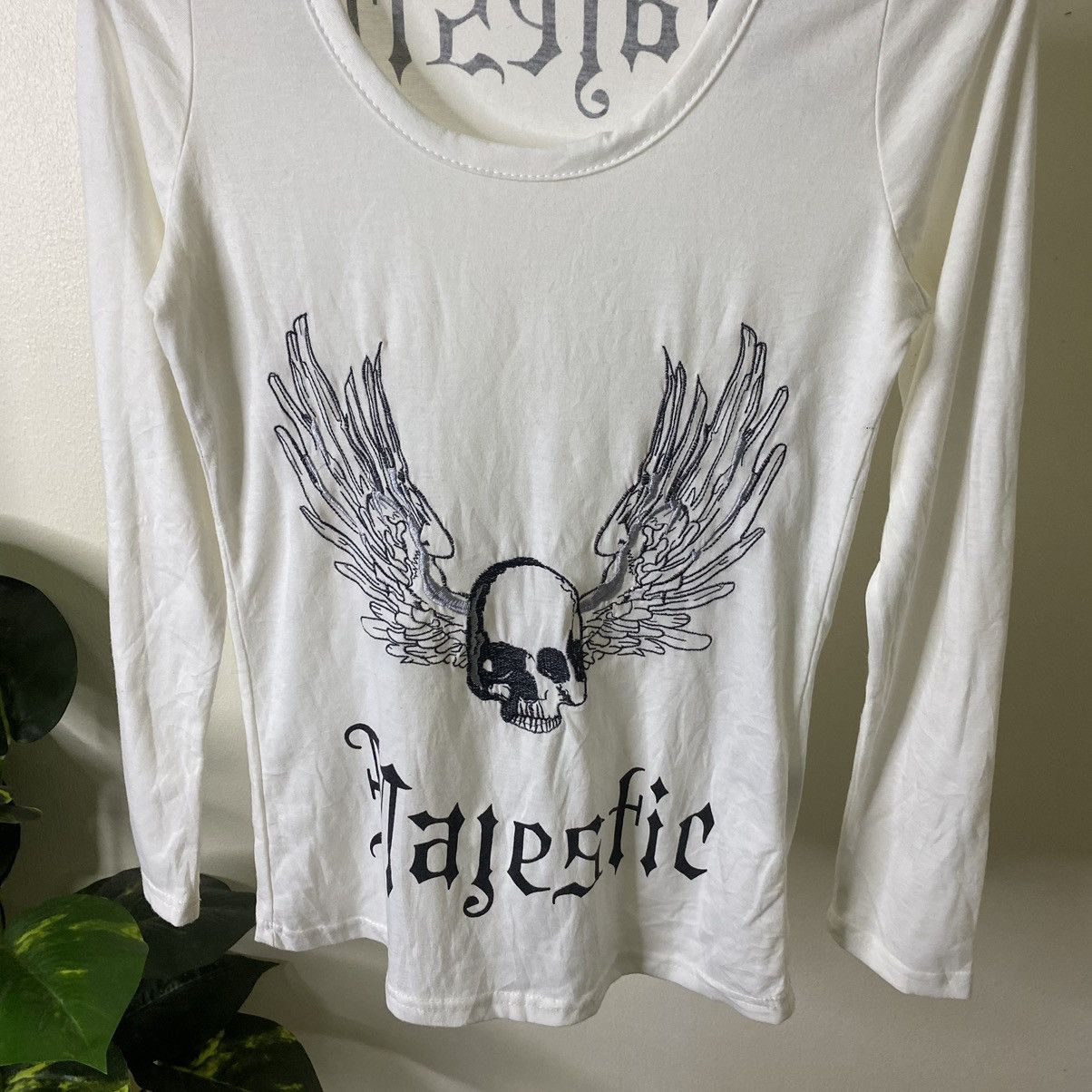 If Six Was Nine Majestic Skull Wings Ifsixwasnine Hysterics Cyber Punk LS T Size XS / US 0-2 / IT 36-38 - 2 Thumbnail