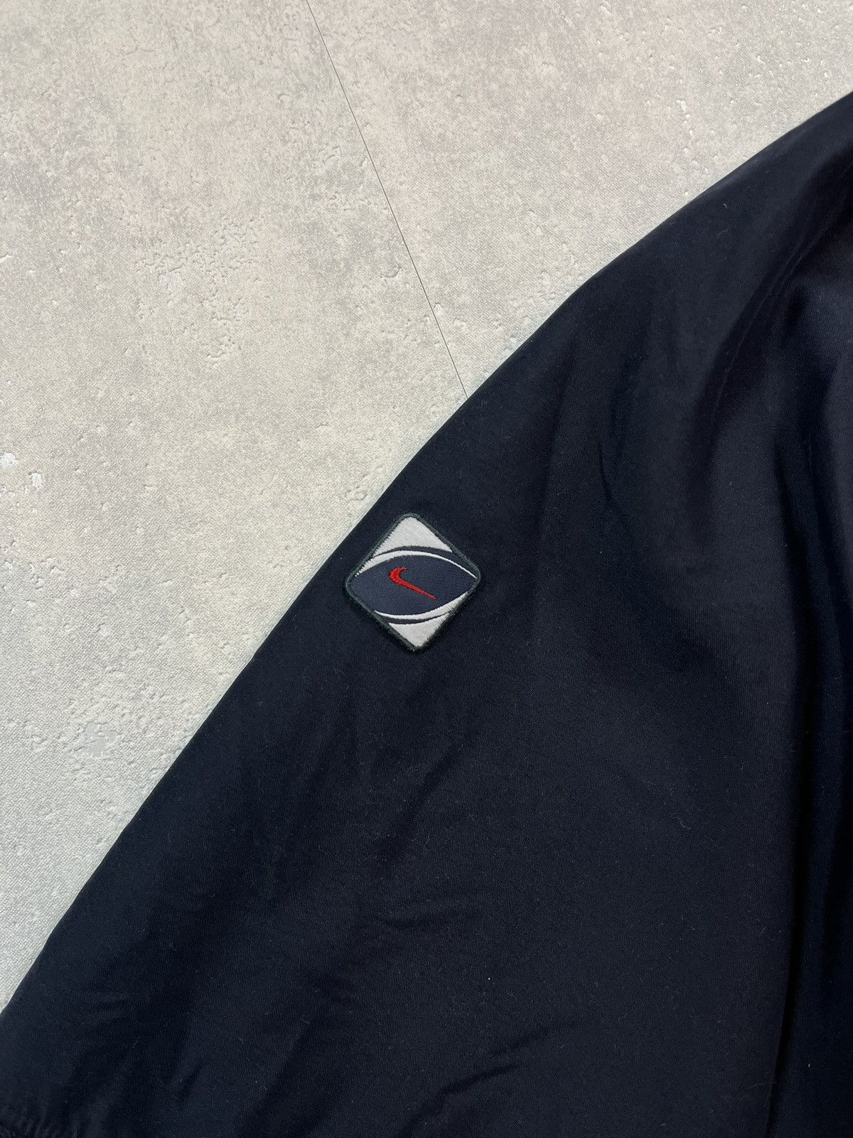 Nike × Vintage 90s Nike England Vintage Y2K Fleece Oversized 1/4 Zip Jacket Size US XL / EU 56 / 4 - 9 Thumbnail
