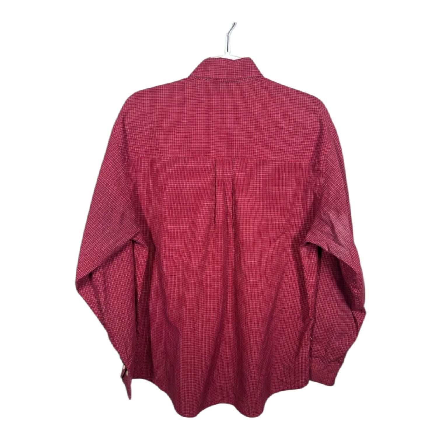 Haggar Haggar Red Button Down Shirt Mens M Long Sleeve Casual Size US M / EU 48-50 / 2 - 2 Thumbnail