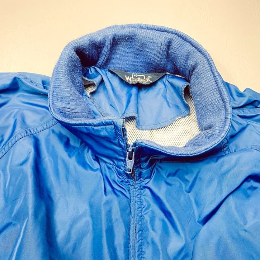 Vintage VINTAGE Woolrich Hooded Nylon Windbreaker Men's 2XL Blue Rain Jacket 90s 8213 Size US XXL / EU 58 / 5 - 6 Thumbnail