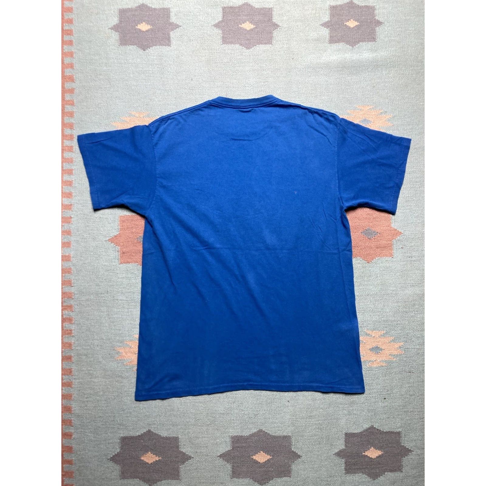 Levi's VINTAGE Levi’s T-Shirt Blue 90s Made in USA Cotton Adult Large Mens Size US L / EU 52-54 / 3 - 5 Thumbnail