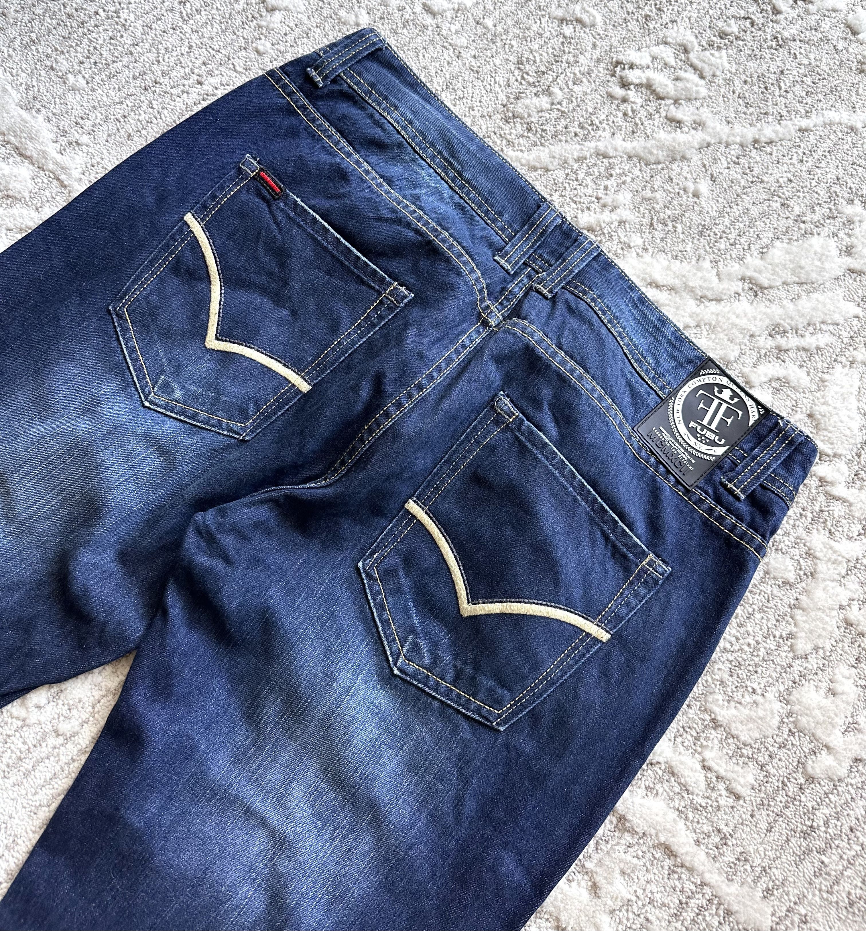 Fubu FUBU baggy hip hop men's jeans denim pants Size US 34 / EU 50 - 2 Thumbnail