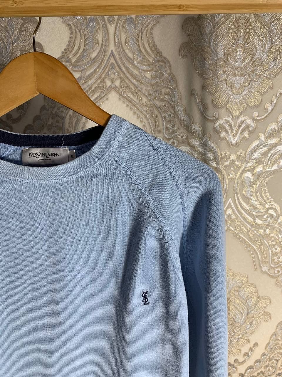 Saint Laurent Paris Vintage YVES Saint Laurent Sweater Retro Designer Y2K 90s Size US XL / EU 56 / 4 - 2 Thumbnail