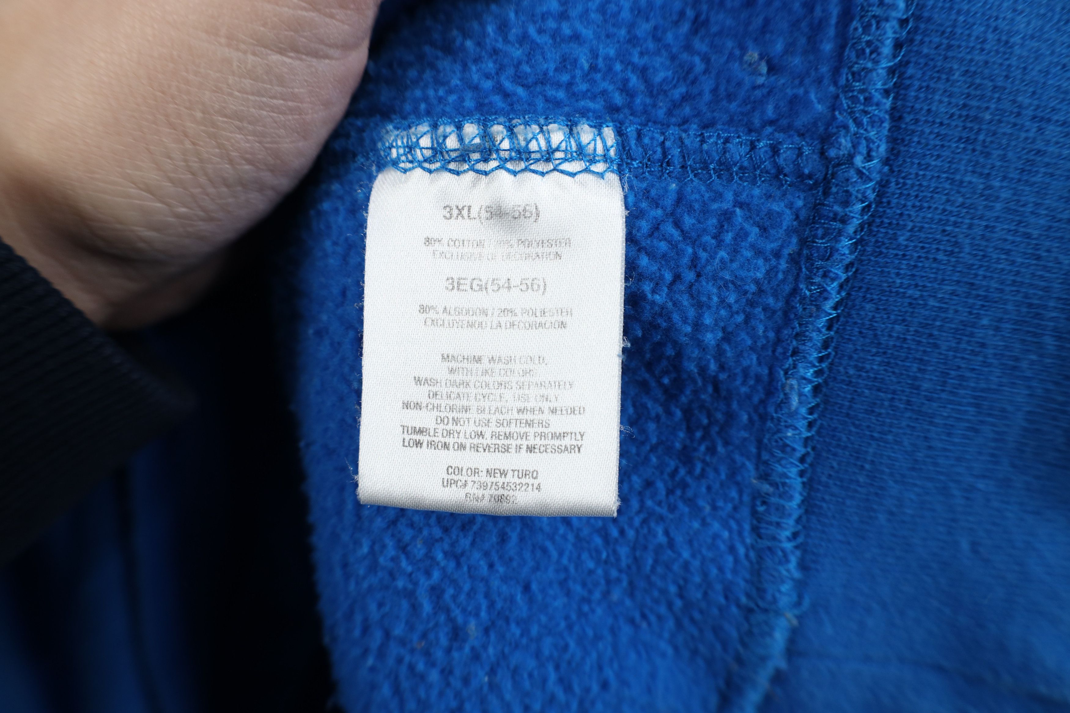 Starter Vintage 90s Starter Monochrome Heavyweight Sweatshirt Blue Size US XXL / EU 58 / 5 - 9 Thumbnail