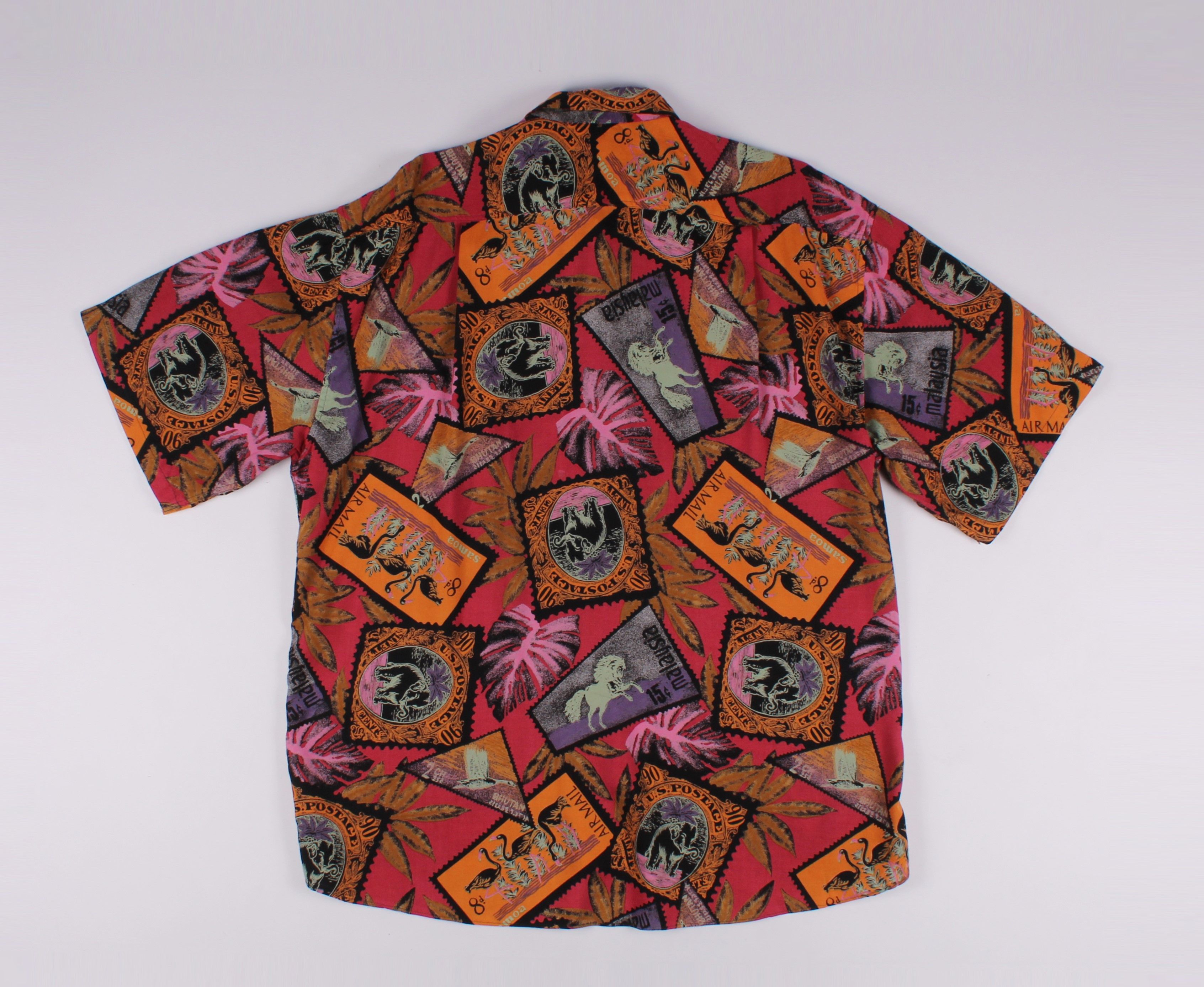 Vintage Vintage 90's Jockey Allover Print Short Sleeve Shirt Size US L / EU 52-54 / 3 - 7 Thumbnail