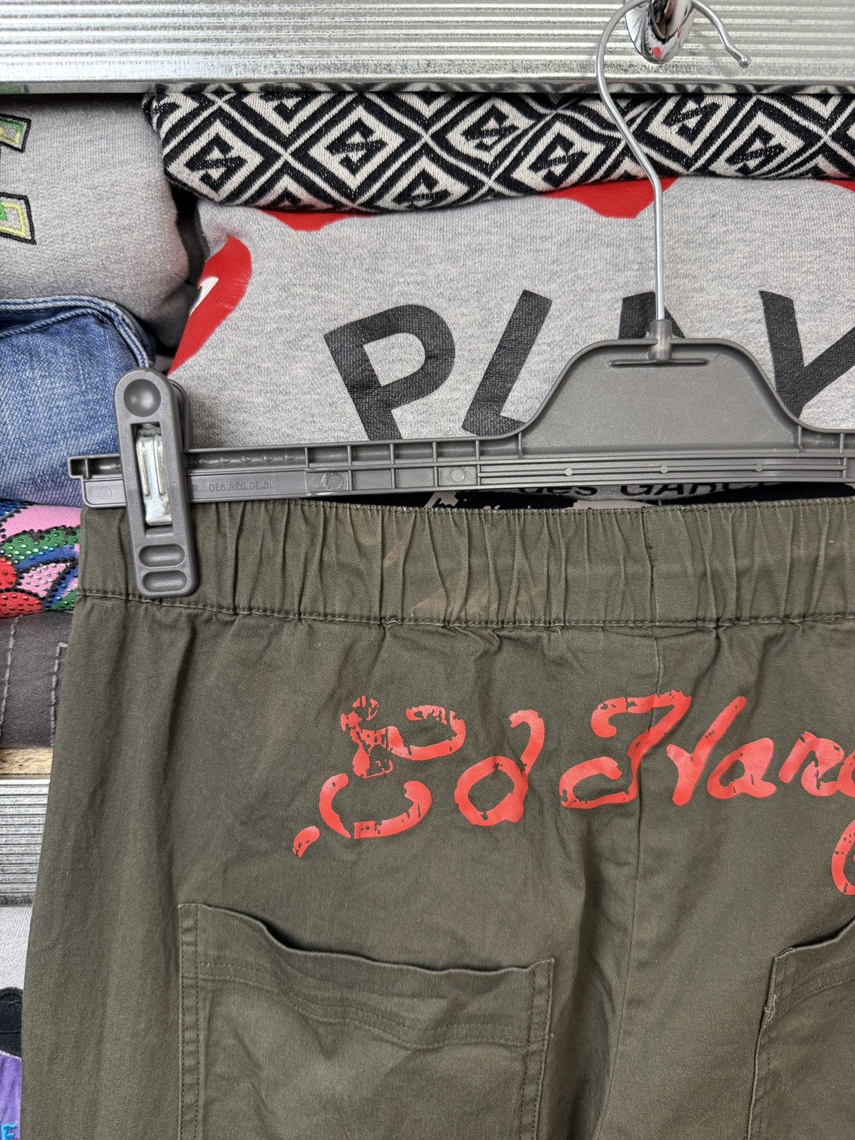 Christian Audigier Ed Hardy Cargo Pants Baggy joggers big Logo Drill Size US 32 / EU 48 - 10 Thumbnail
