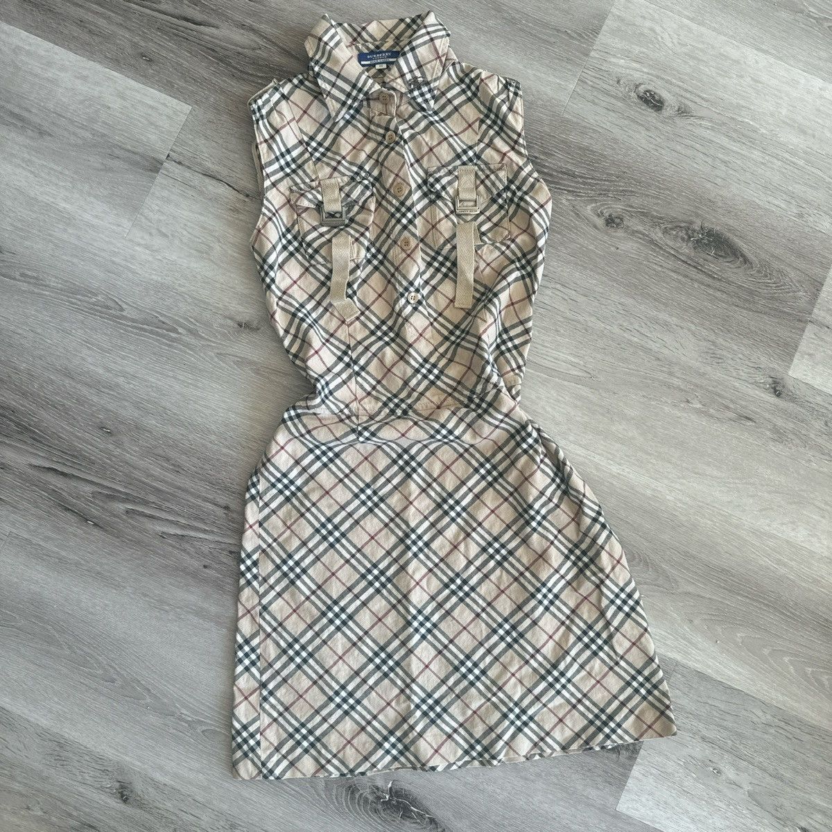 Burberry Burberry blue label plaid dress Size S / US 4 / IT 40 - 1 Thumbnail