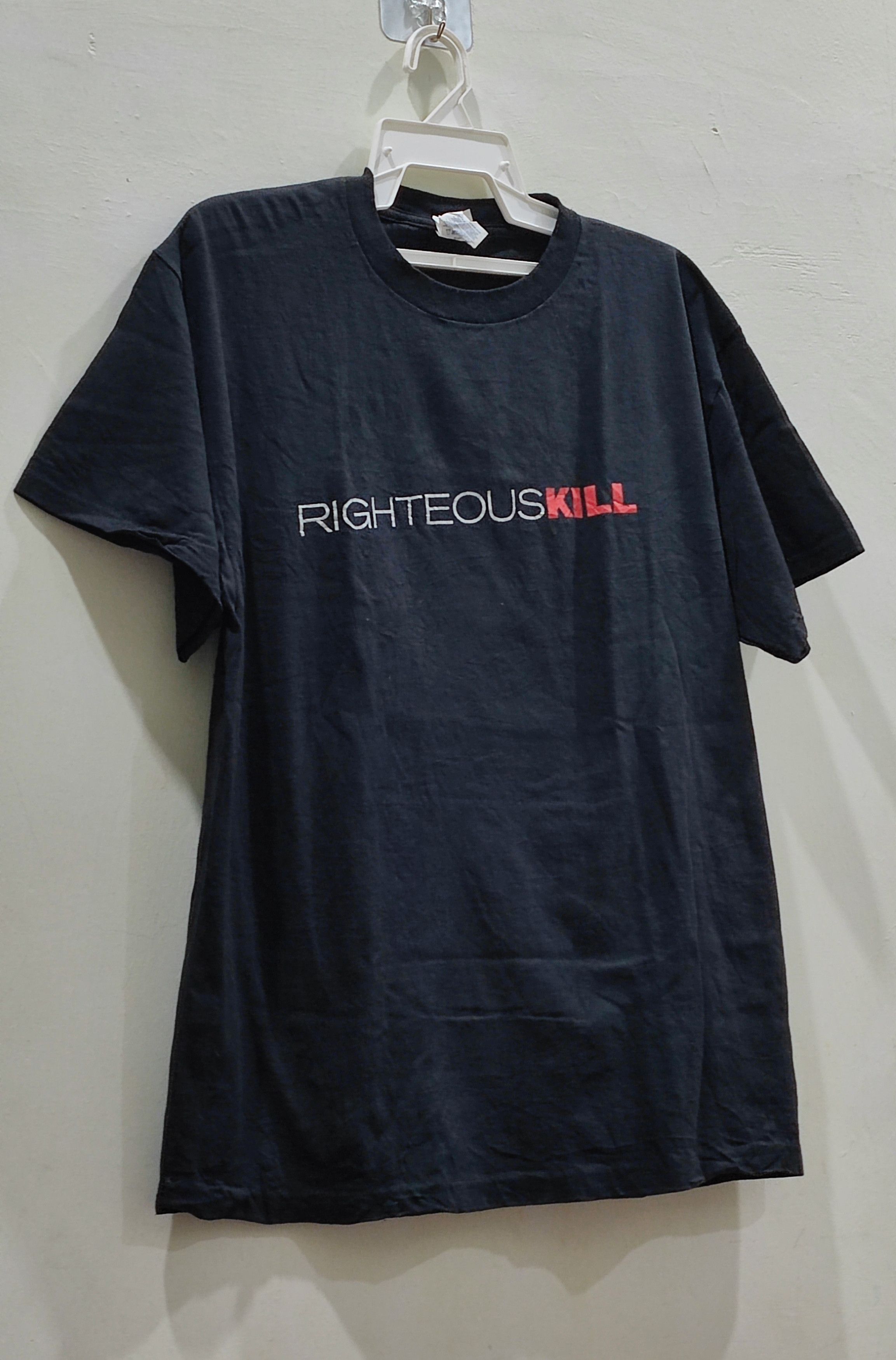 2008 Movie T-shirt The Righteous Kill in L Size