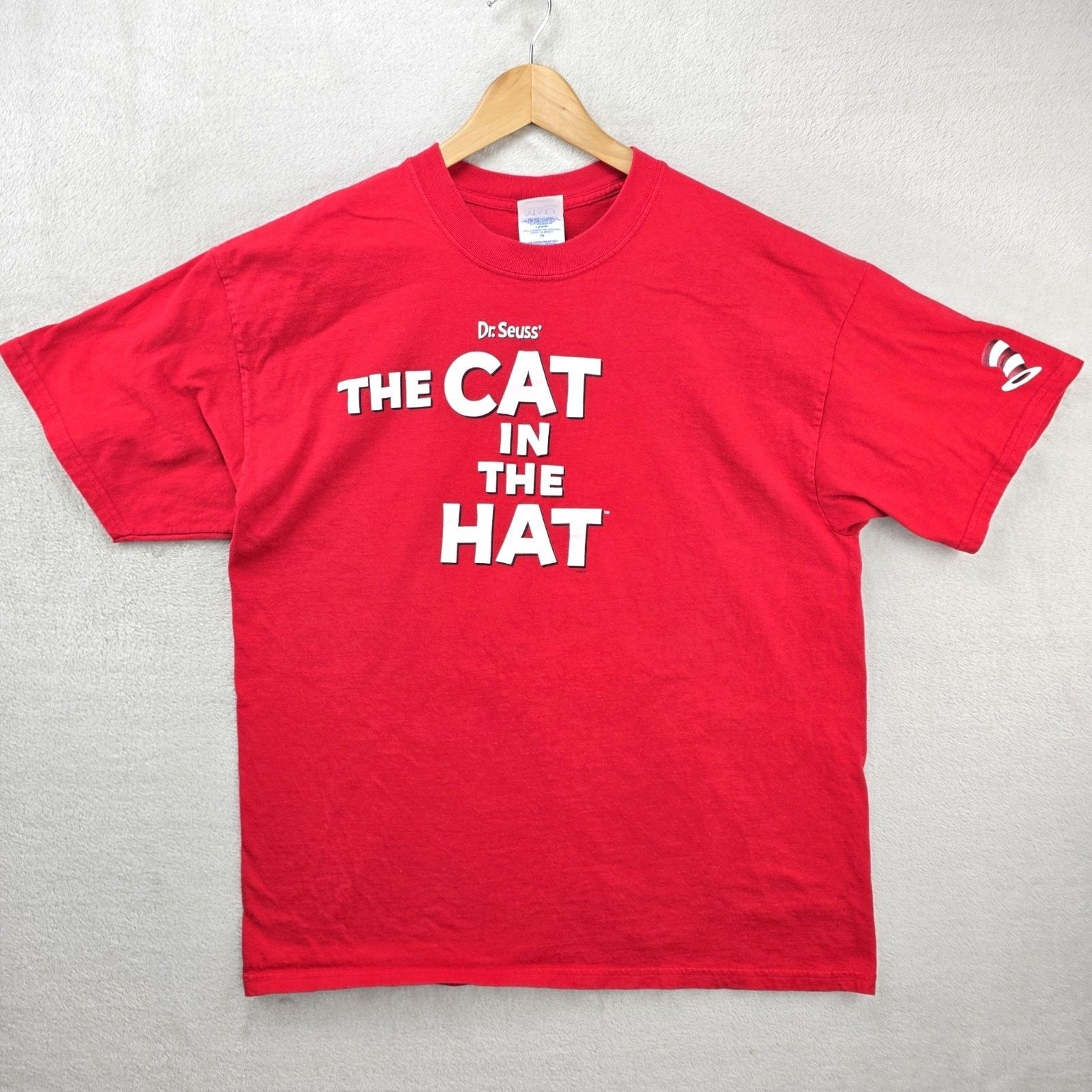 Other Vintage Dr Seuss The Cat In The Hat Movie Promo Shirt XL Y2K Size US XL / EU 56 / 4 - 1 Thumbnail