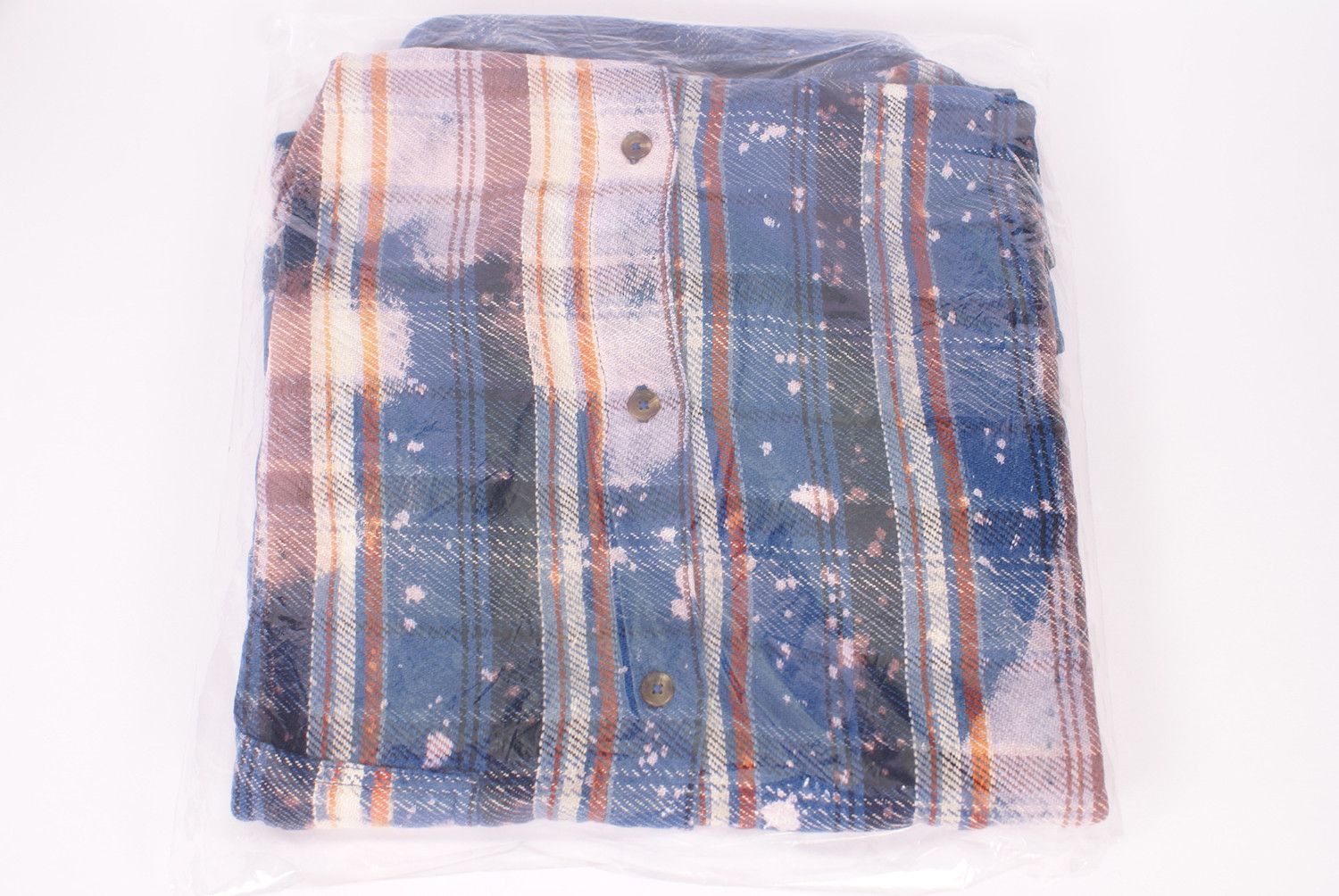 Awake NY × Jordan Brand 2024 Jordan x Awake NY Bleached Flannel Shirt FQ5453 498 Size US XXL / EU 58 / 5 - 7 Thumbnail