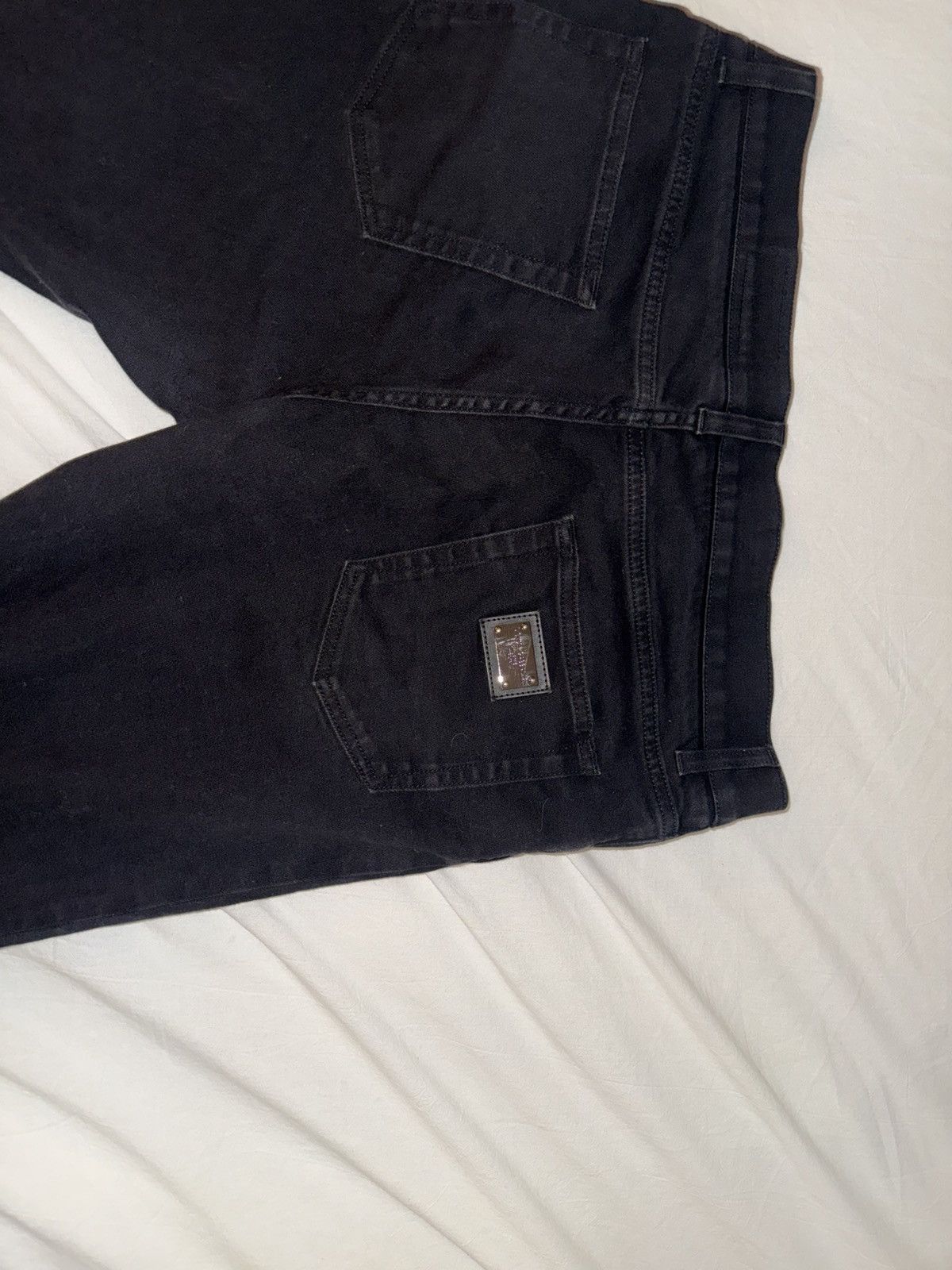 Dolce & Gabbana Dolce & Gabbana Black Slim Fit Denim Jeans Size 50 (34 US) Size US 34 / EU 50 - 7 Thumbnail