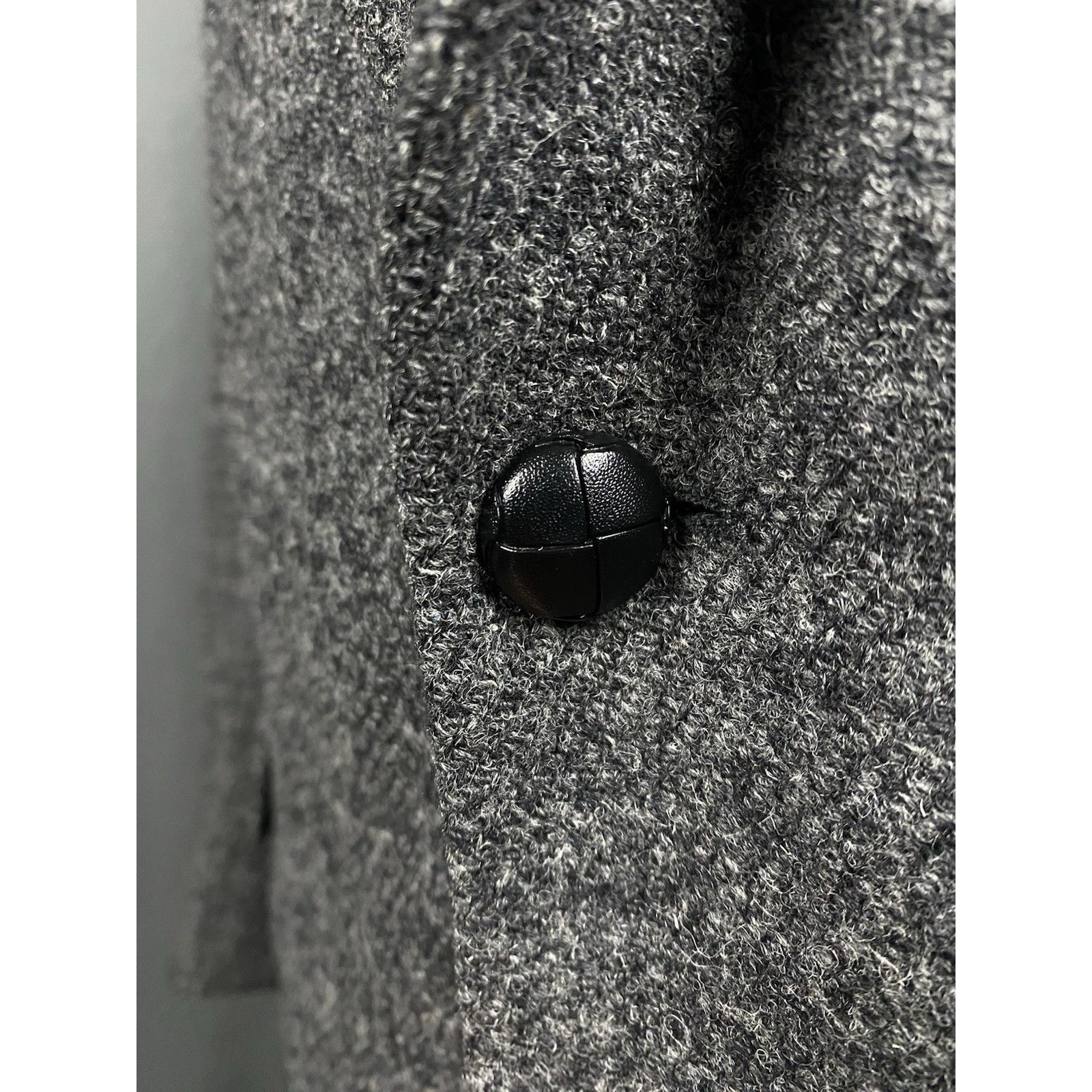 Harris Tweed Harris Tweed Herringbone Men's Gray Wool Blazer Sportcoat Ja Size 52S - 8 Thumbnail