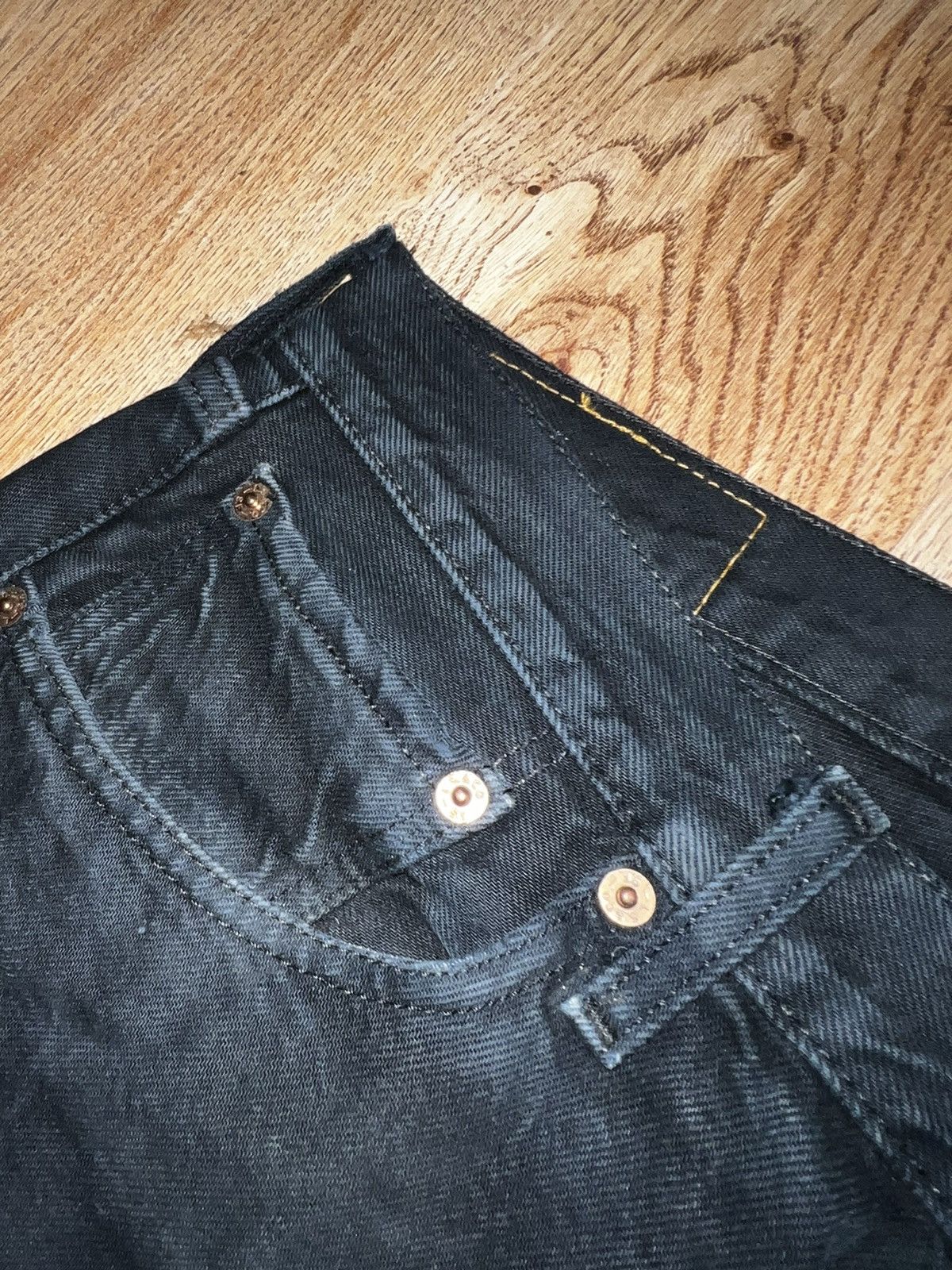 Levi's Vintage Clothing × Vintage Vintage Levis Strauss 501 black denim jeans 👖 Size US 32 / EU 48 - 14 Thumbnail