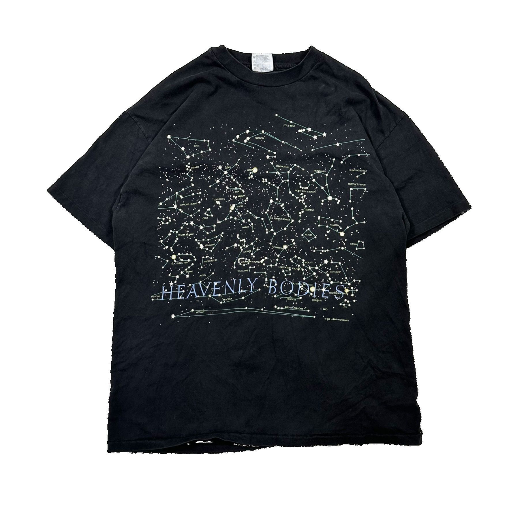 Vintage Vintage 90s Single Stitch Heavenly Bodys Star Graphic Size US XL / EU 56 / 4 - 1 Thumbnail