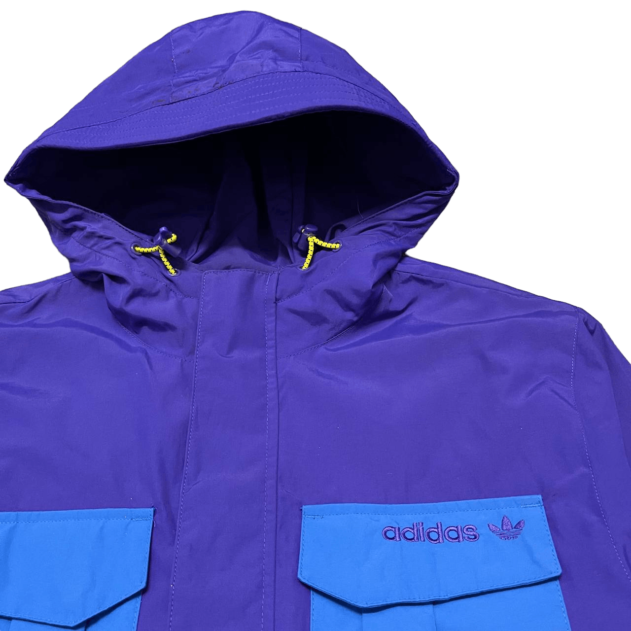 Adidas Adidas Nylon Multi Pocket Hooded Zipper Jacket Size US S / EU 44-46 / 1 - 5 Thumbnail