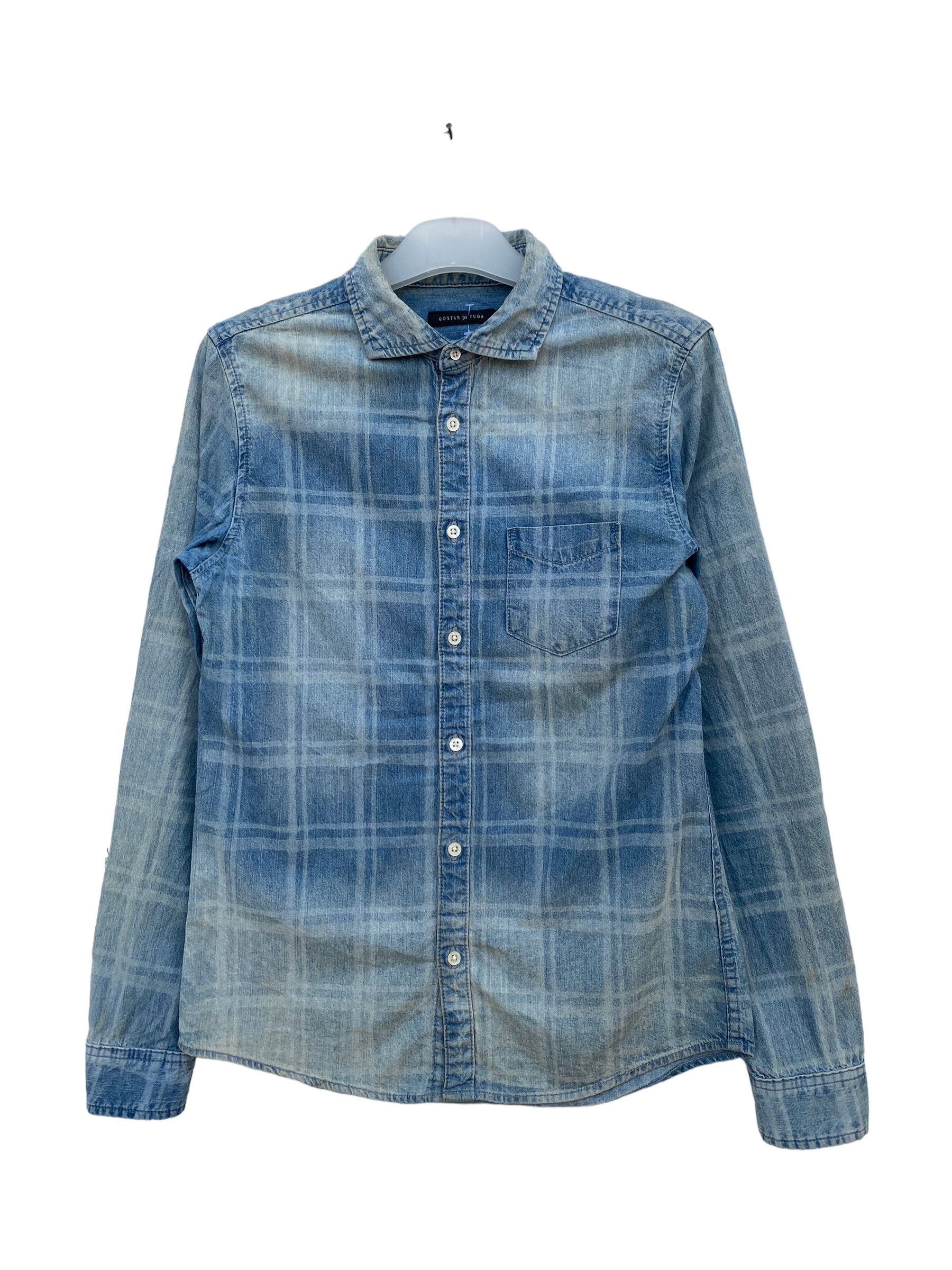 GOSTAR DE FUGA Gostar De Fuga Distressed Camouflage Shirt Size US S / EU 44-46 / 1 - 1 Thumbnail
