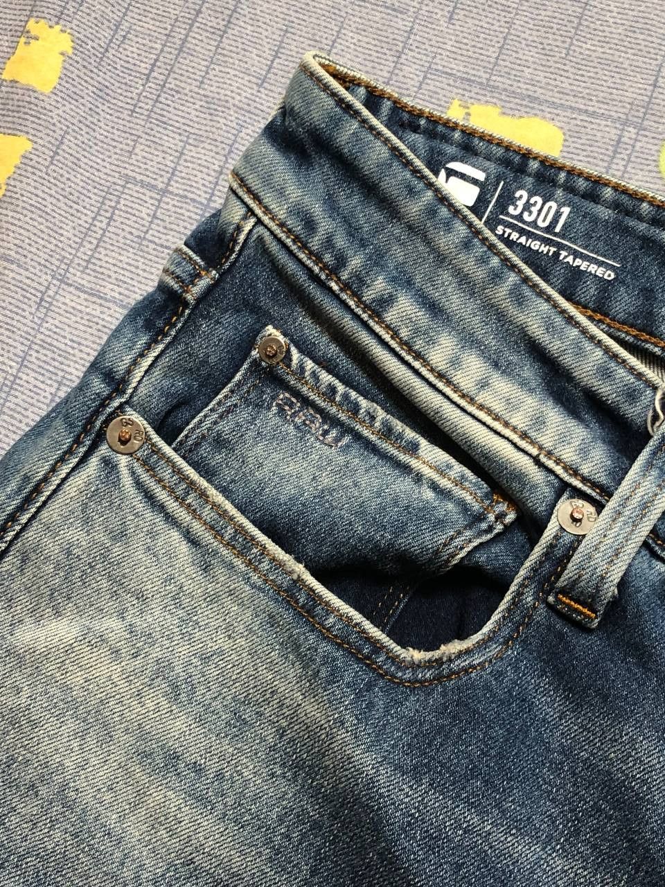 G-Star G-Star Raw 3301 streetwear jeans Y2K denim pants vintage Size US 30 / EU 46 - 17 Thumbnail