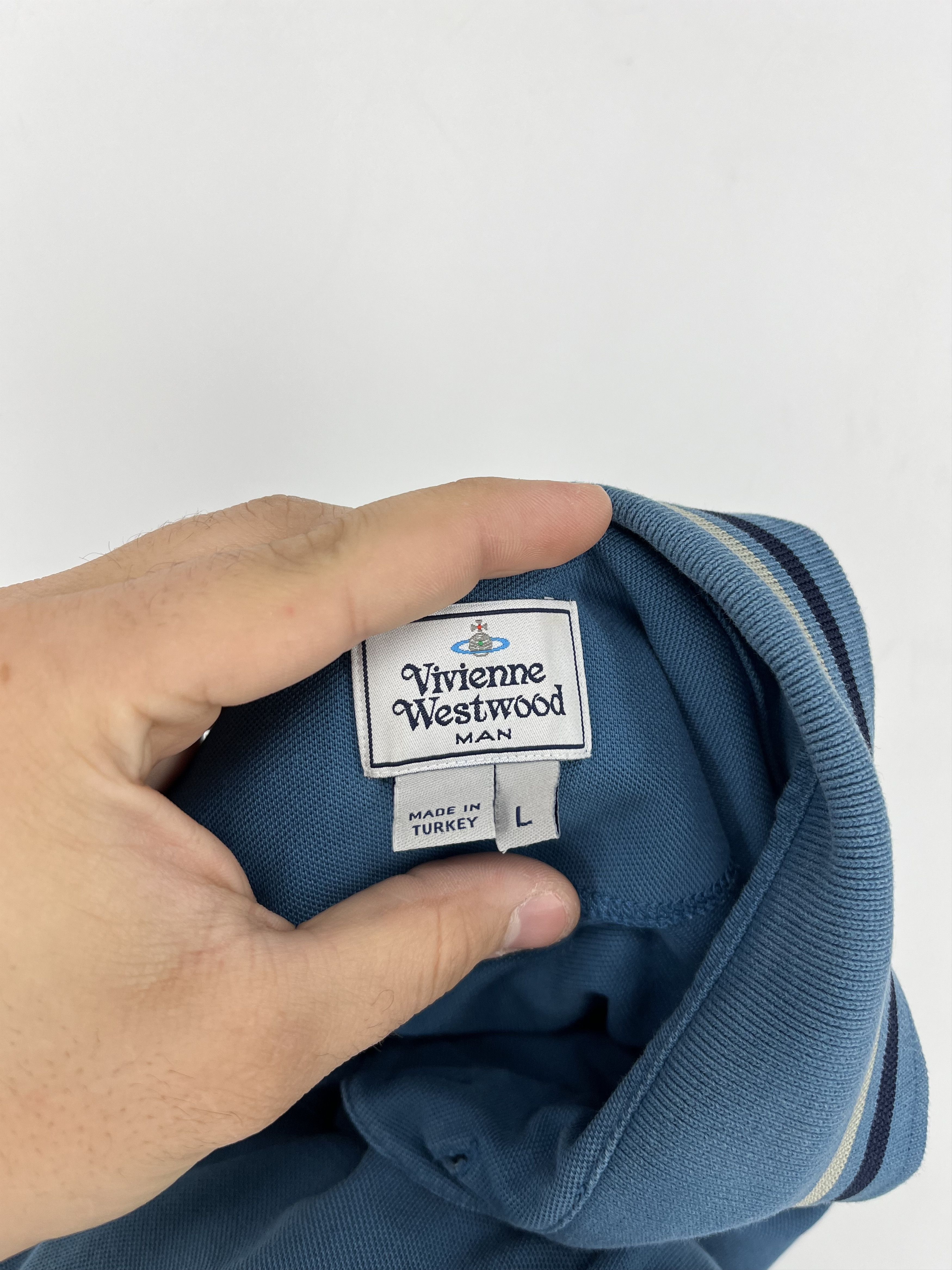 Vintage × Vivienne Westwood Vintage Vivienne Westwood Luxury Polo T-Shirt Size US L / EU 52-54 / 3 - 10 Thumbnail