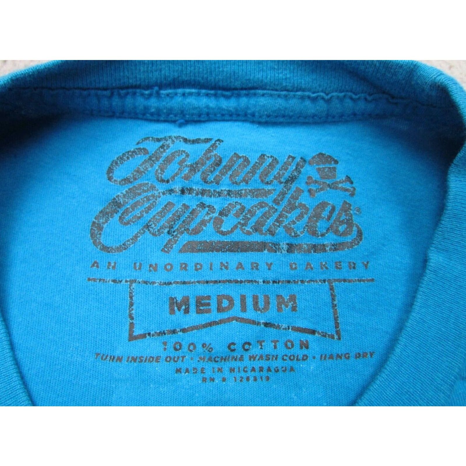 Johnny Cupcakes Johnny Cupcakes Captain America USA Mens Blue Short Sleeve T-Shirt Medium Size US M / EU 48-50 / 2 - 4 Thumbnail