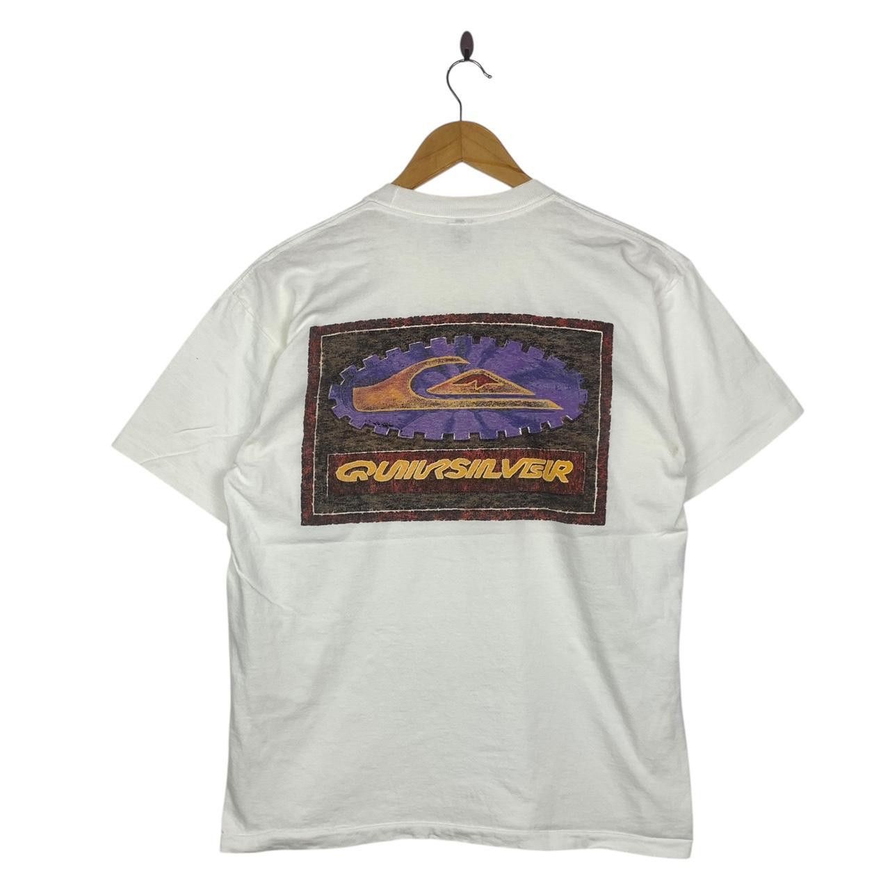 Quiksilver Vintage 90’ QUIKSILVER SURF WAVE Backhit Artwork Tee Shirt Size US L / EU 52-54 / 3 - 1 Thumbnail