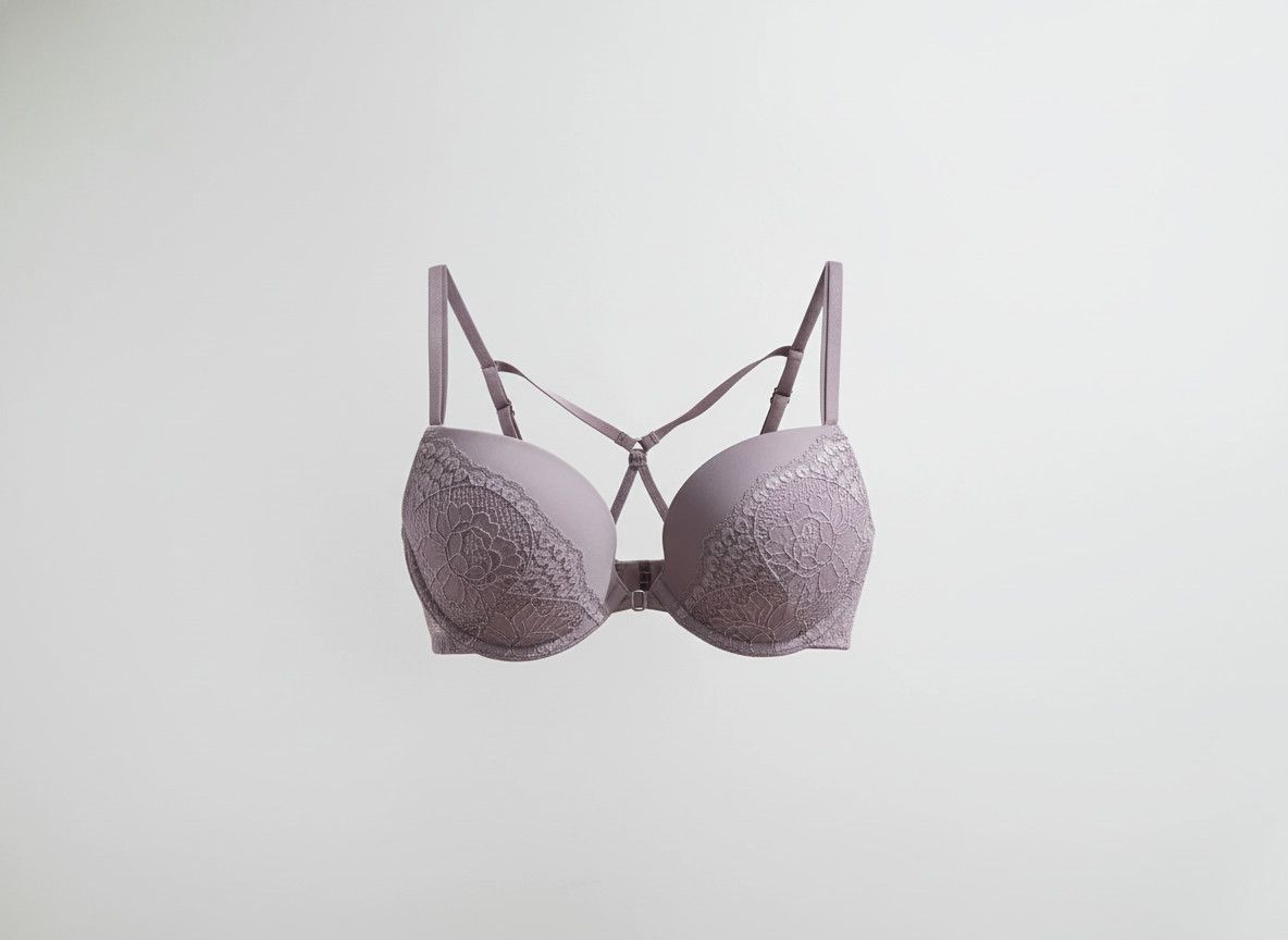 Other INTIMO Mauve Padded Racerback Bra 36B Polyamide Blend Size ONE SIZE - 1 Thumbnail
