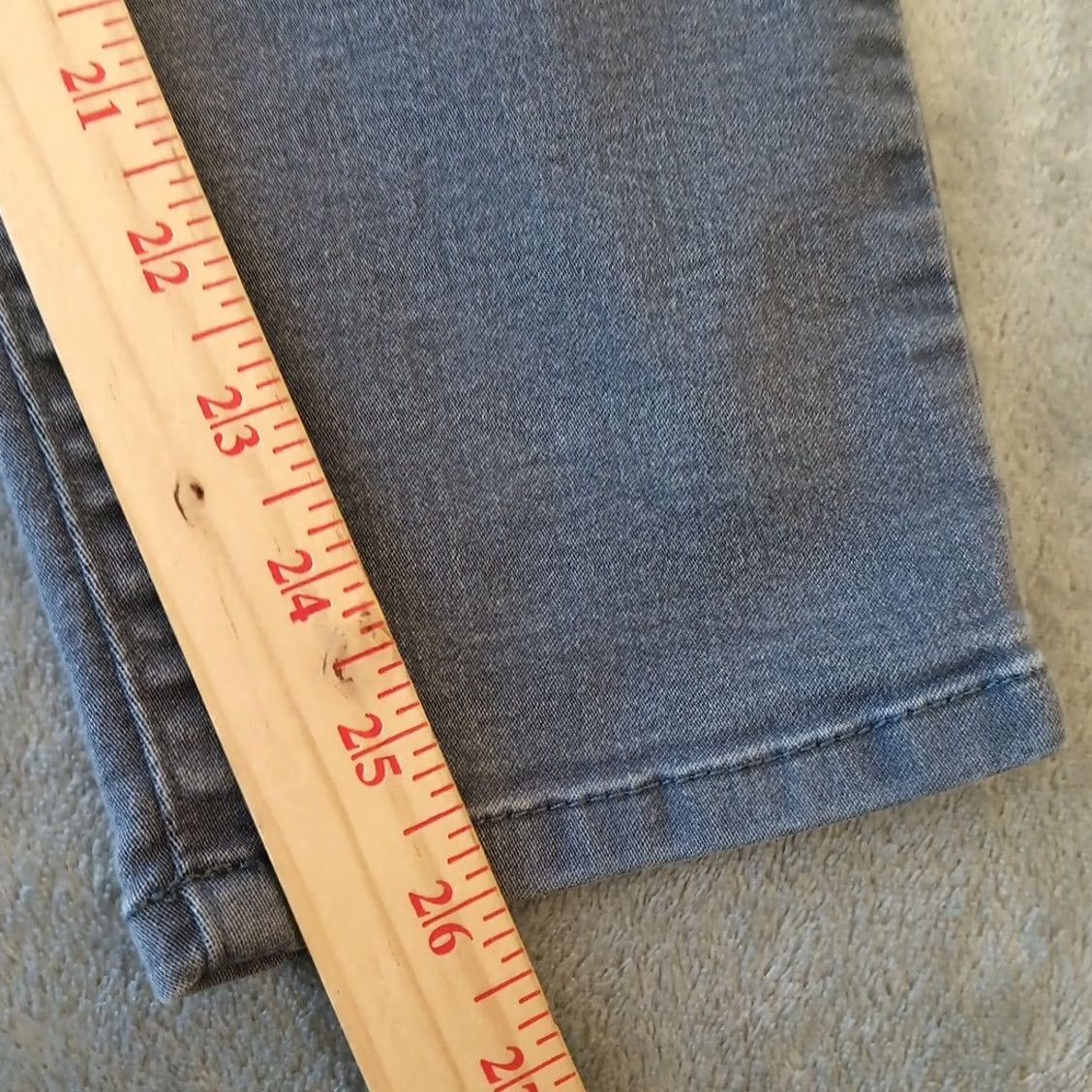 Vintage Democracy Absolution Jeans Womens Size 14 Gray Stretch Mid Rise Ankle 34x26 Size 36" / US 14 / IT 50 - 5 Thumbnail