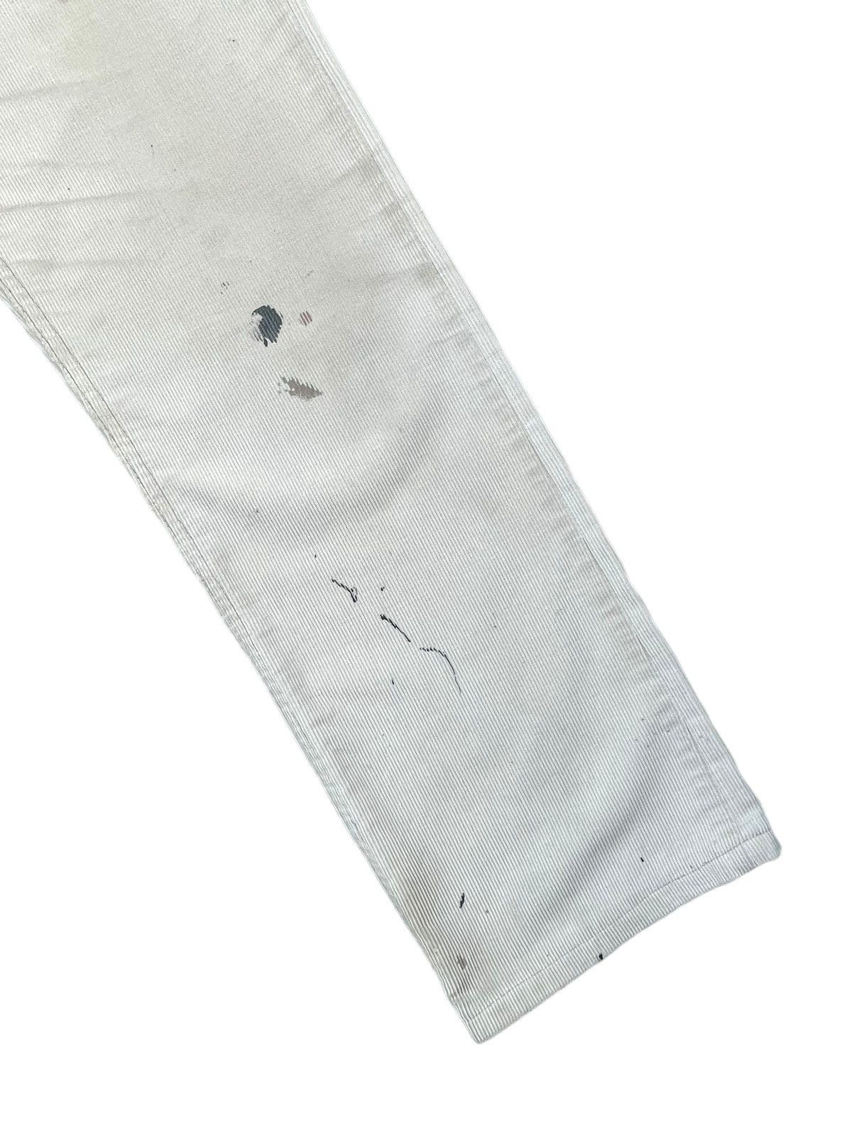 Levi's Vintage 80’s Levis Coduroy White Tab Painted Stain Size US 33 - 3 Thumbnail