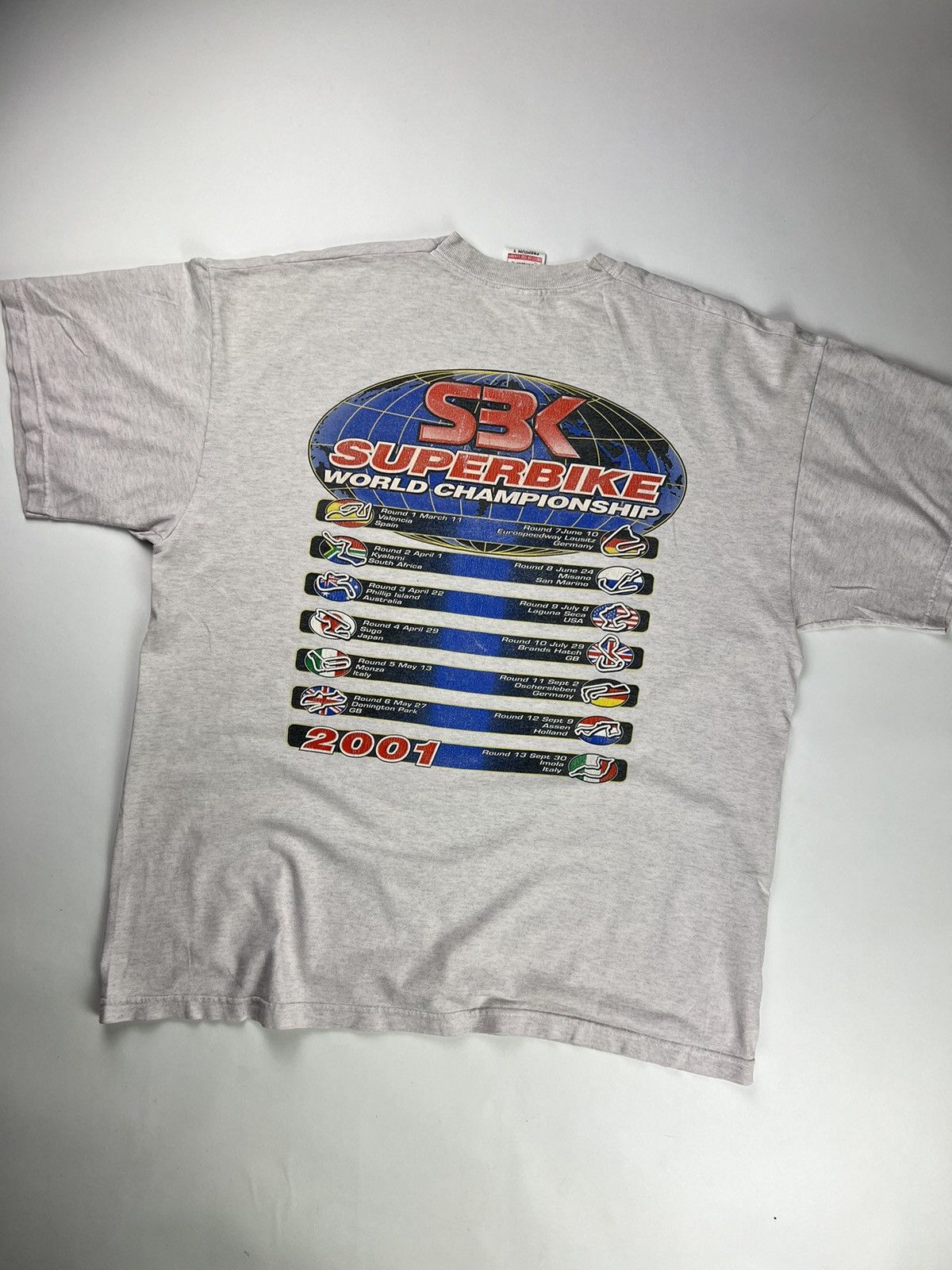 Ducati × Vintage Vintage Superbike World Championship 2001 Ducati T-shirt Size US XL / EU 56 / 4 - 2 Thumbnail